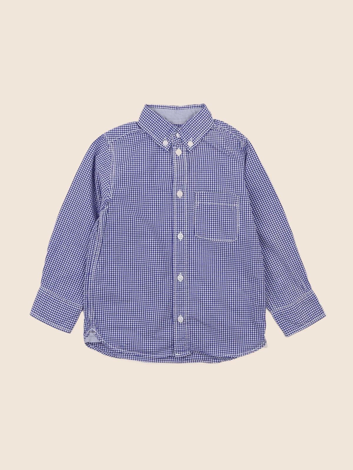 H&M - chemise bleu - 2/3 ans
