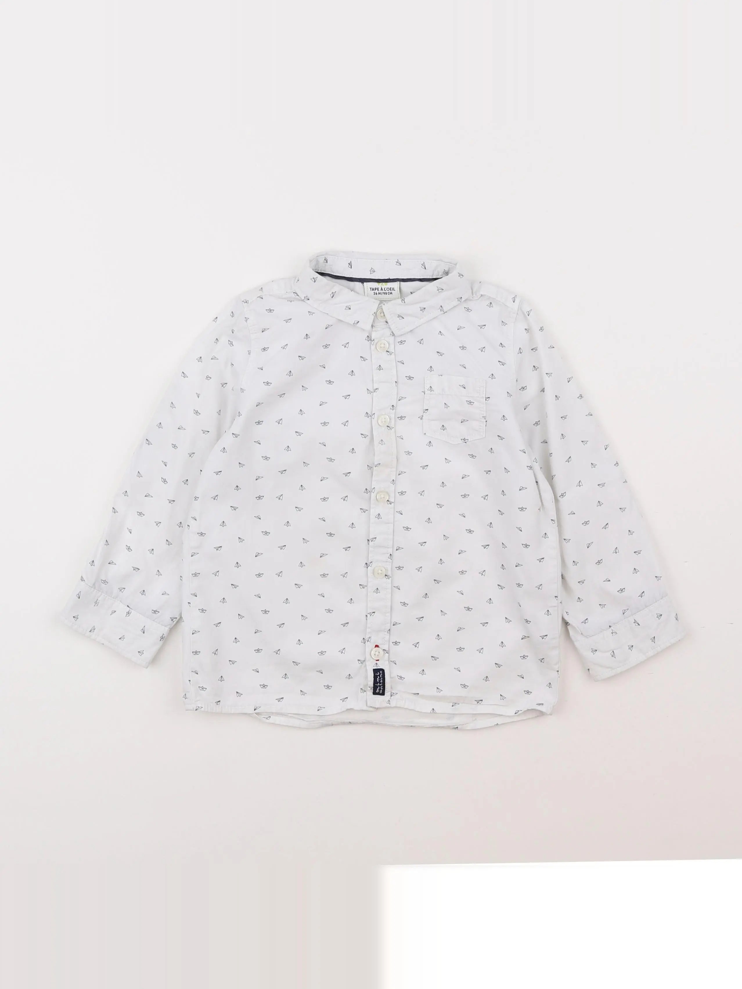 Tape à l'oeil - chemise bleu - 3 ans