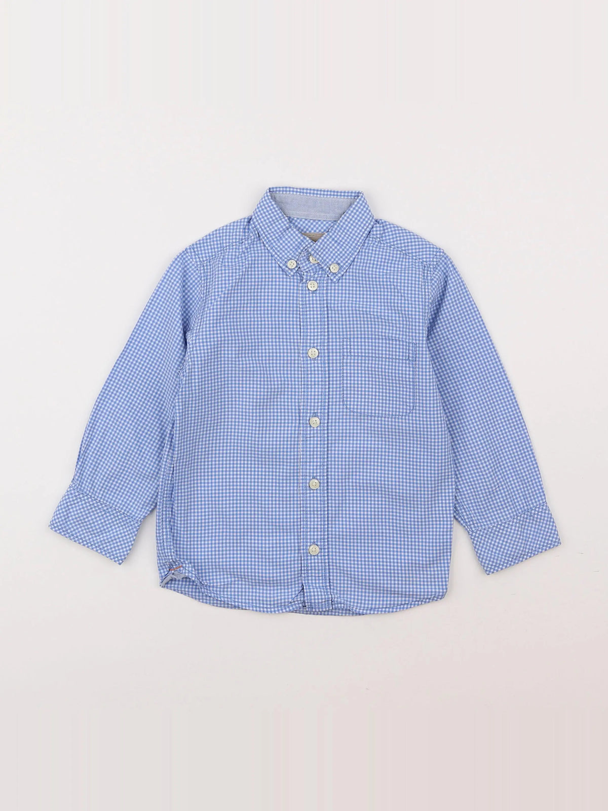 H&M - chemise bleu - 2/3 ans