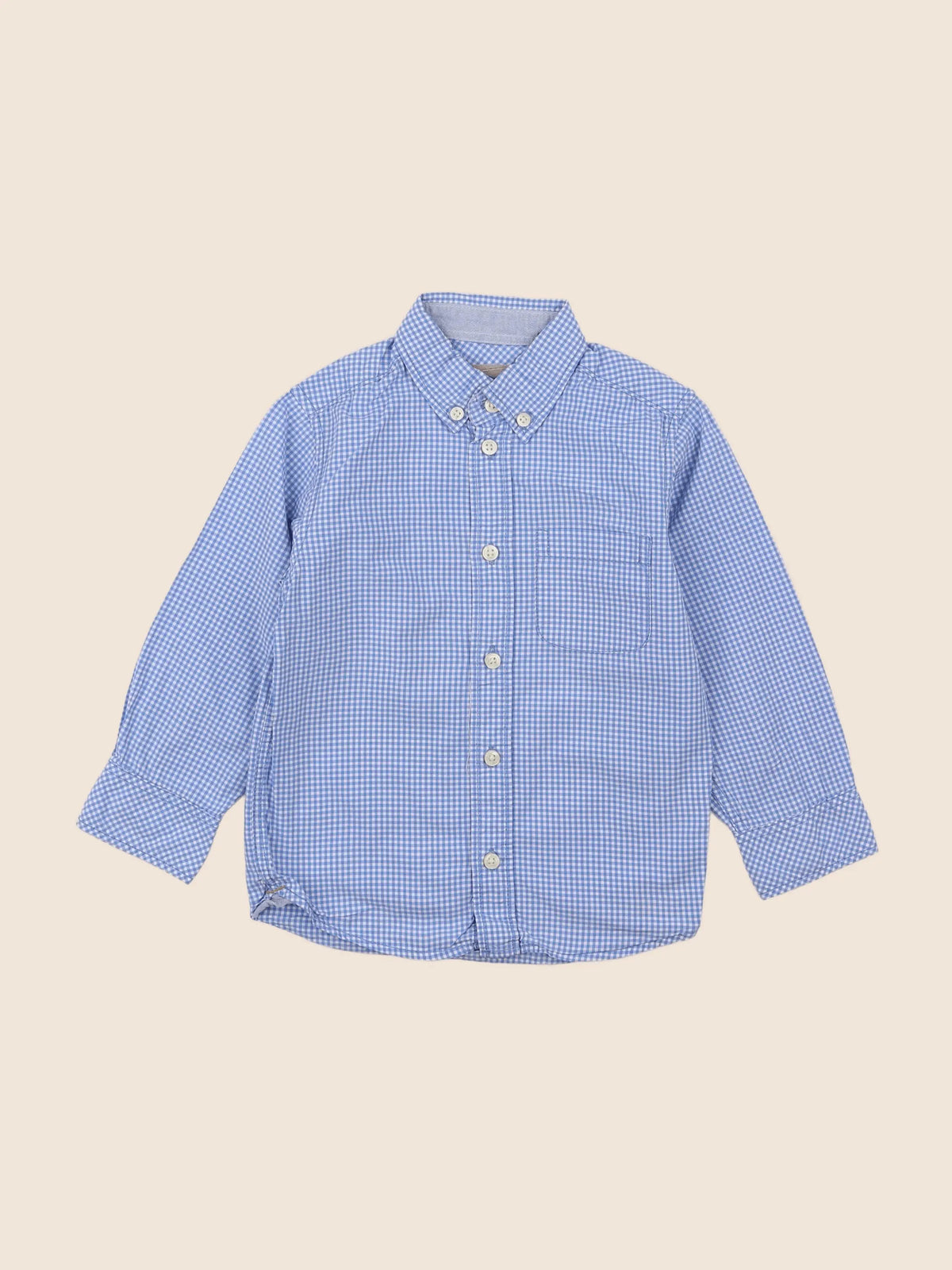 H&M - chemise bleu - 2/3 ans