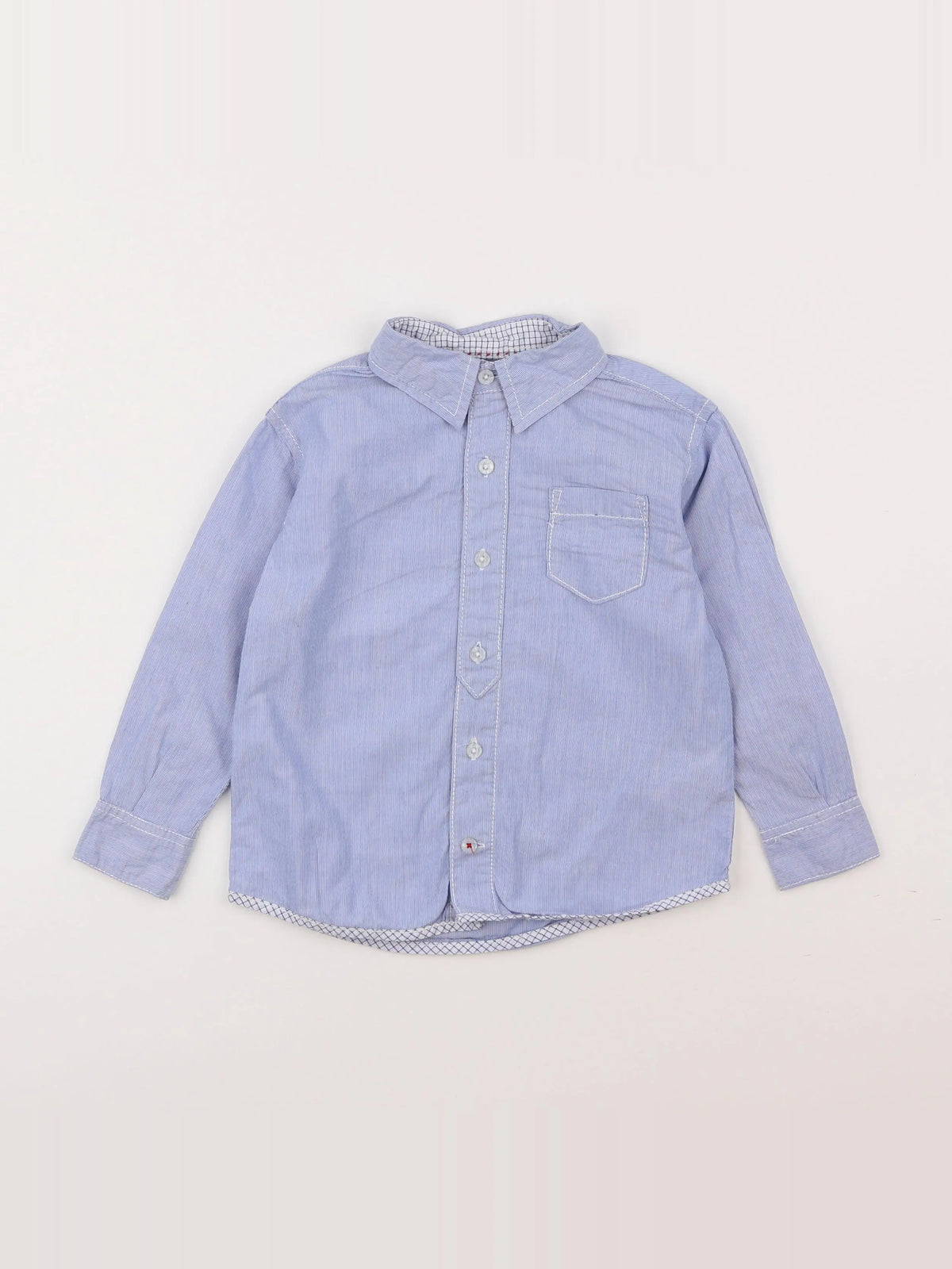 Okaidi - chemise bleu - 3 ans