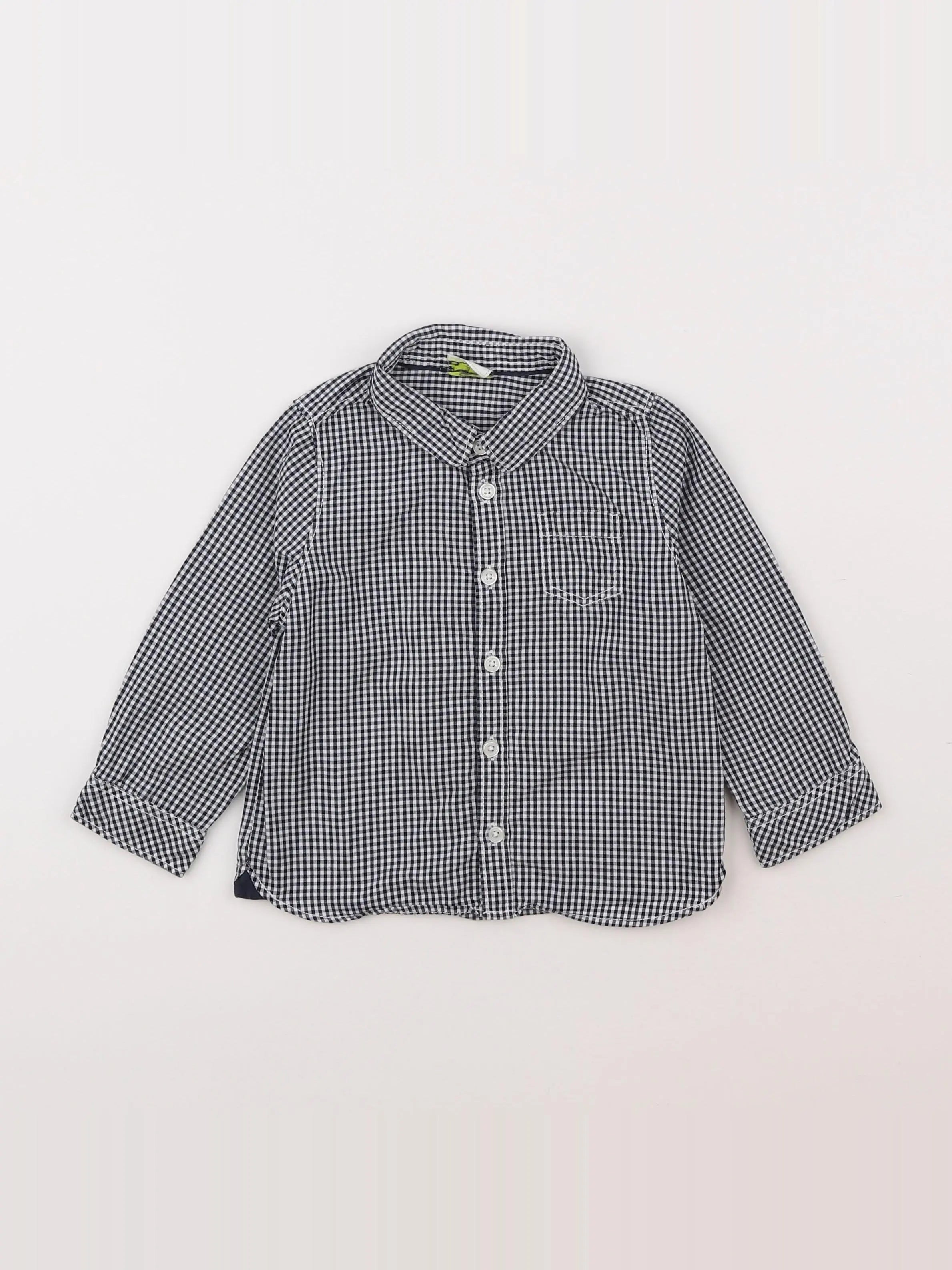 Tape à l'oeil - chemise bleu - 2 ans