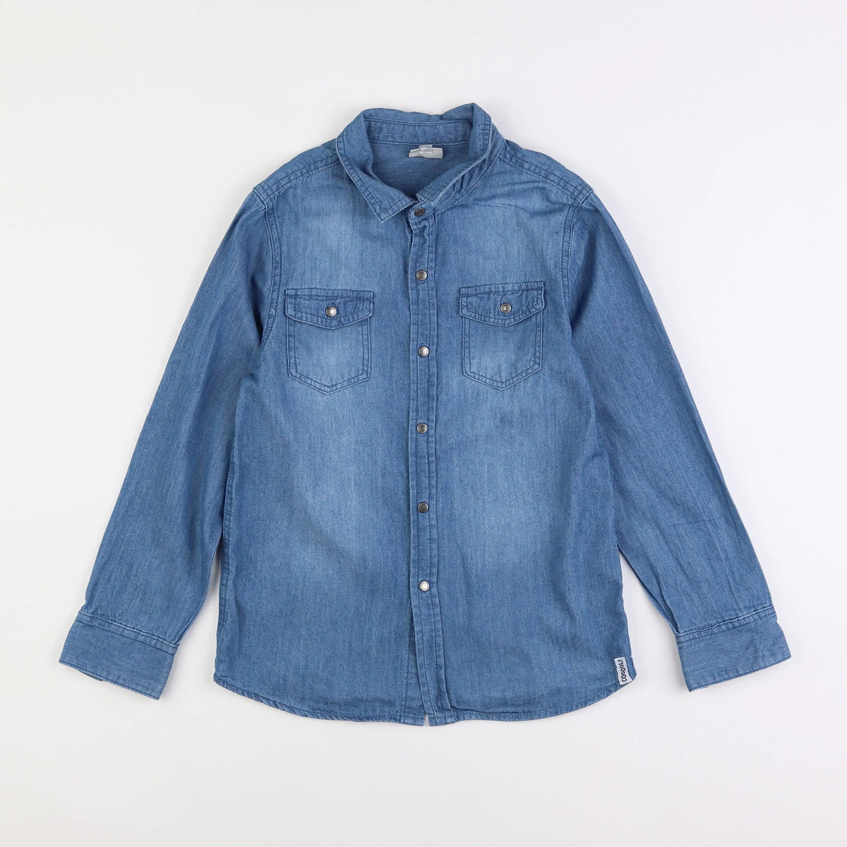 Vertbaudet - chemise bleu - 10 ans