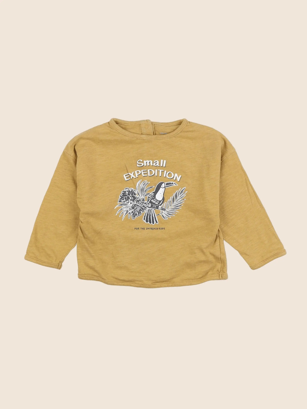Vertbaudet - tee-shirt jaune - 18 mois