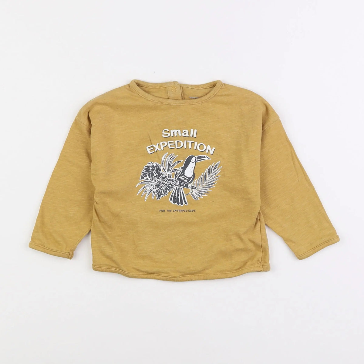 Vertbaudet - tee-shirt jaune - 18 mois