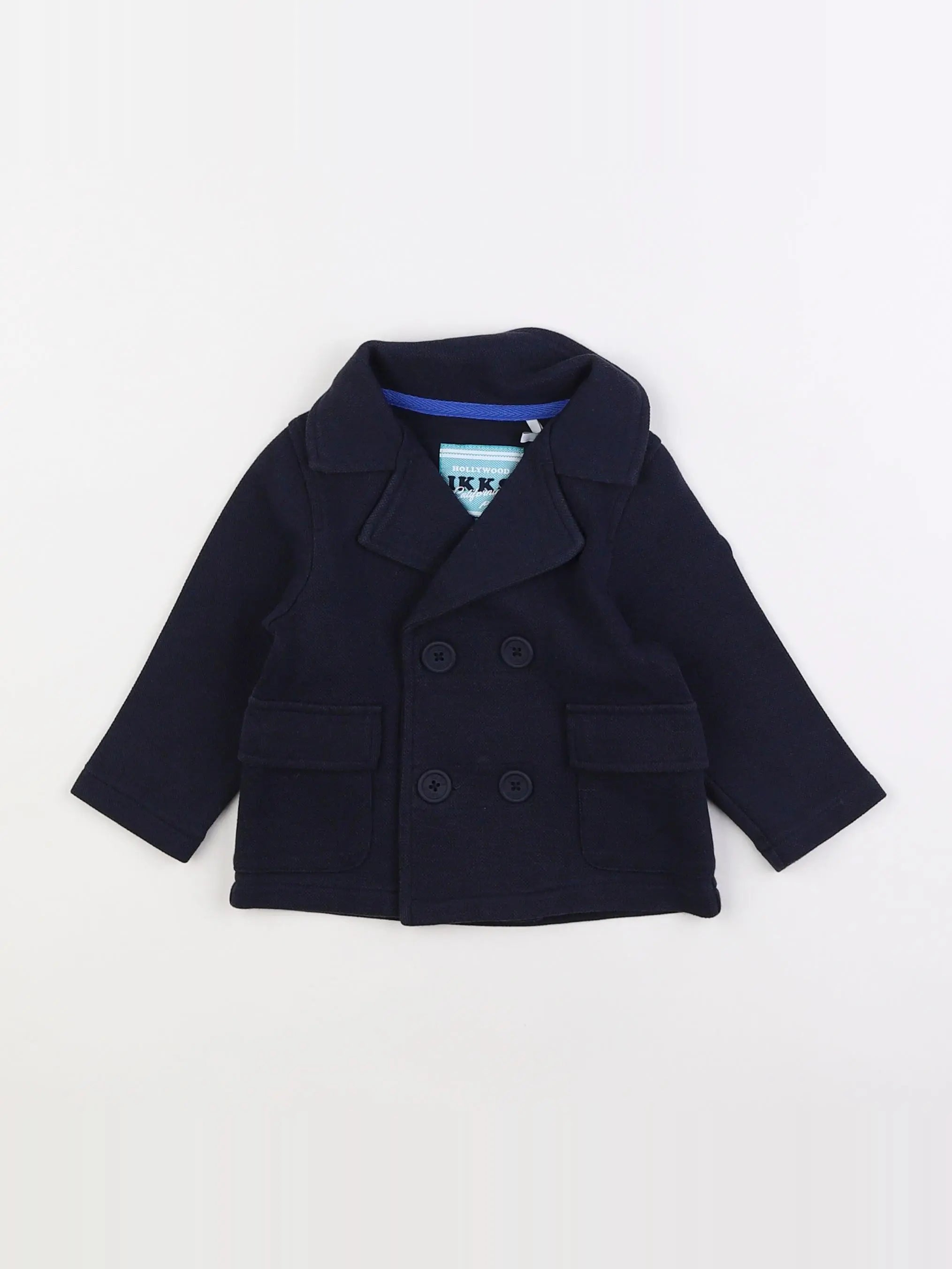 IKKS - veste bleu - 12 mois
