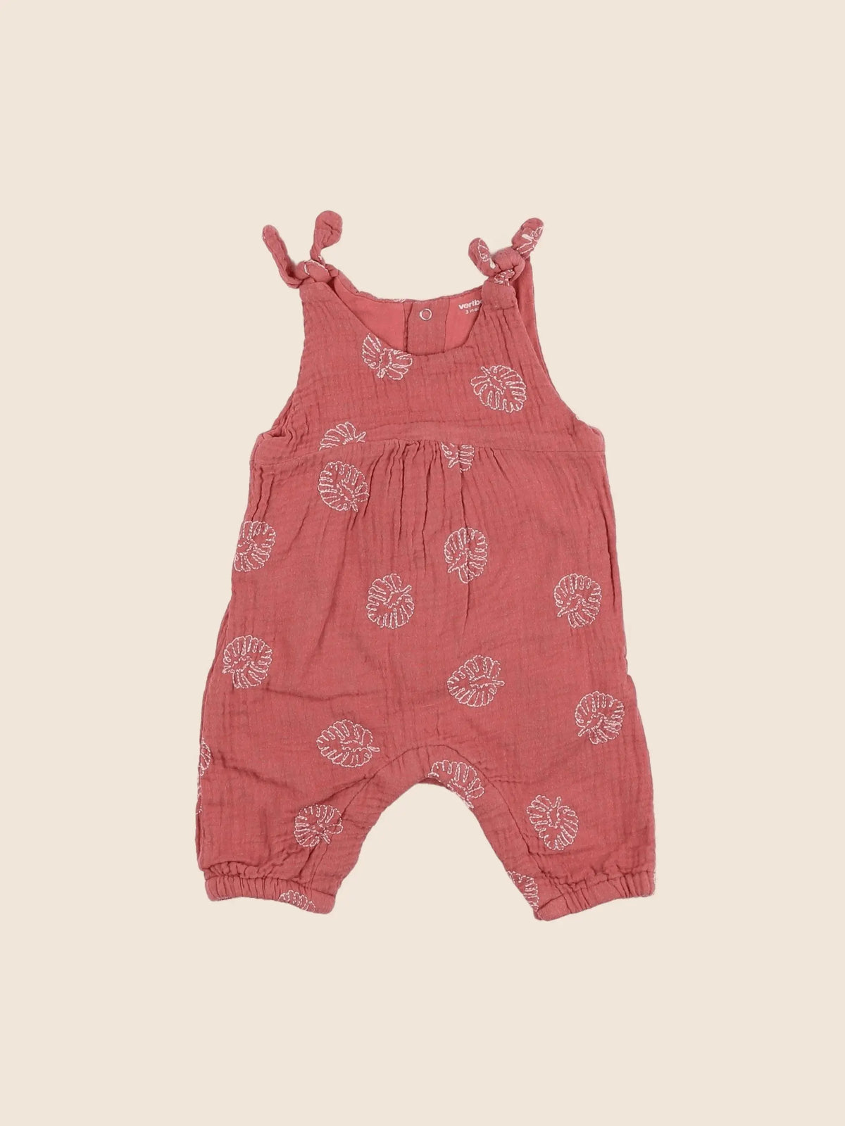 Vertbaudet - combinaison rose - 3 mois
