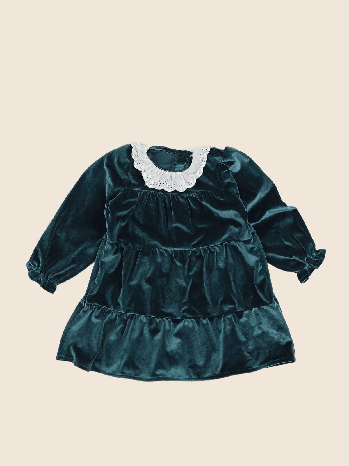 Vertbaudet - robe vert - 2 ans