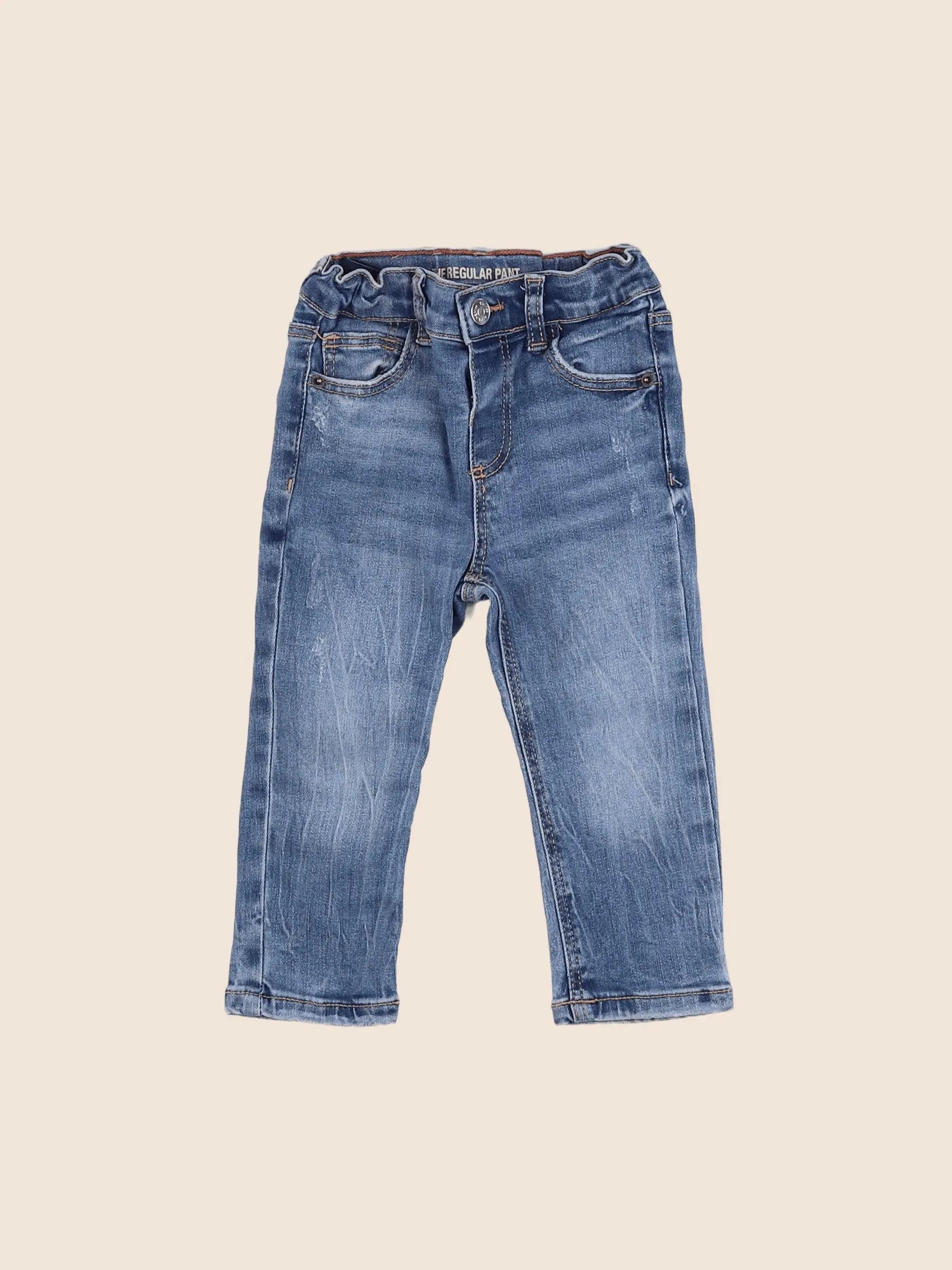 Zara - jean bleu - 12/18 mois