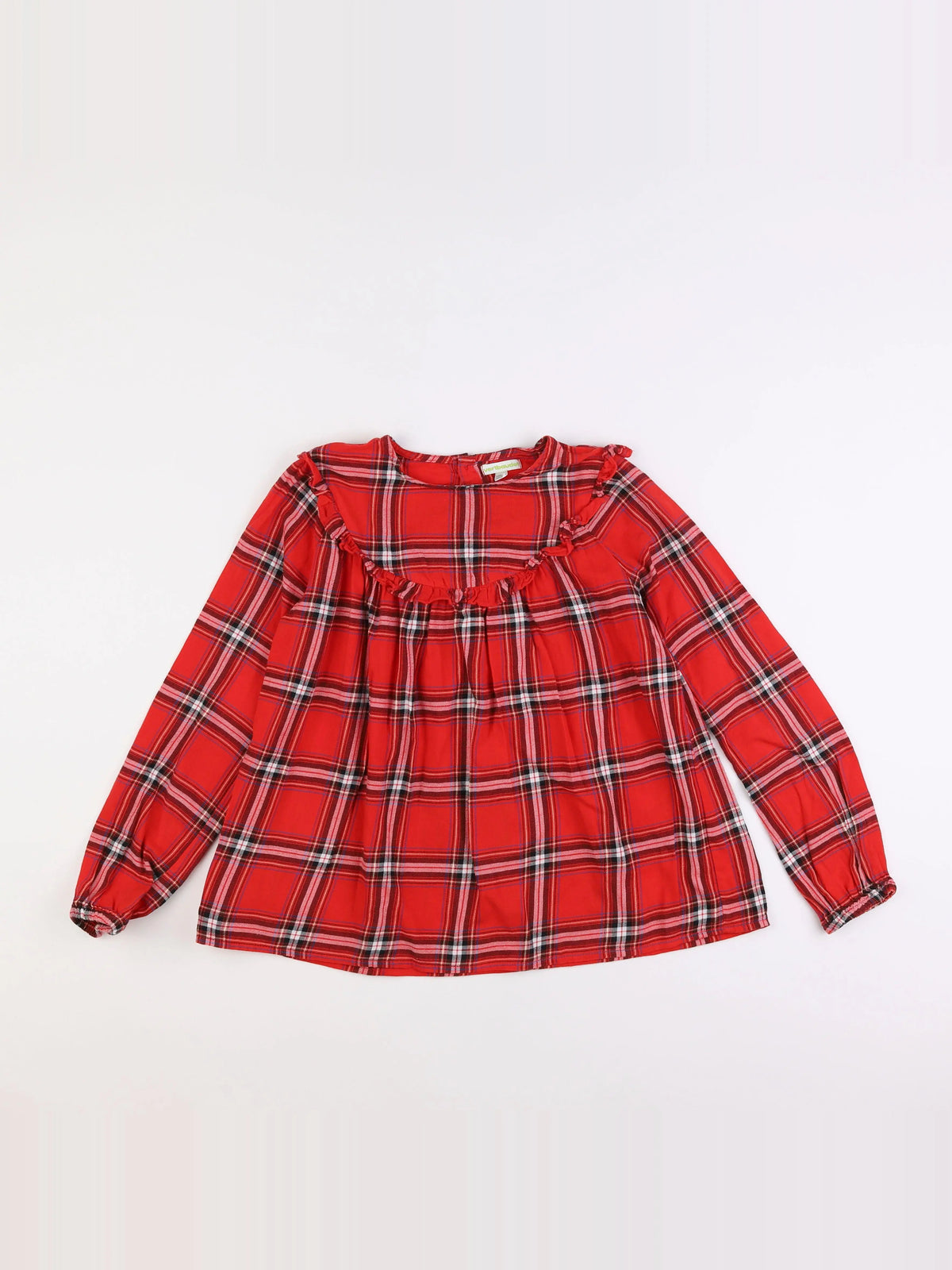 Vertbaudet - blouse rouge - 12 ans