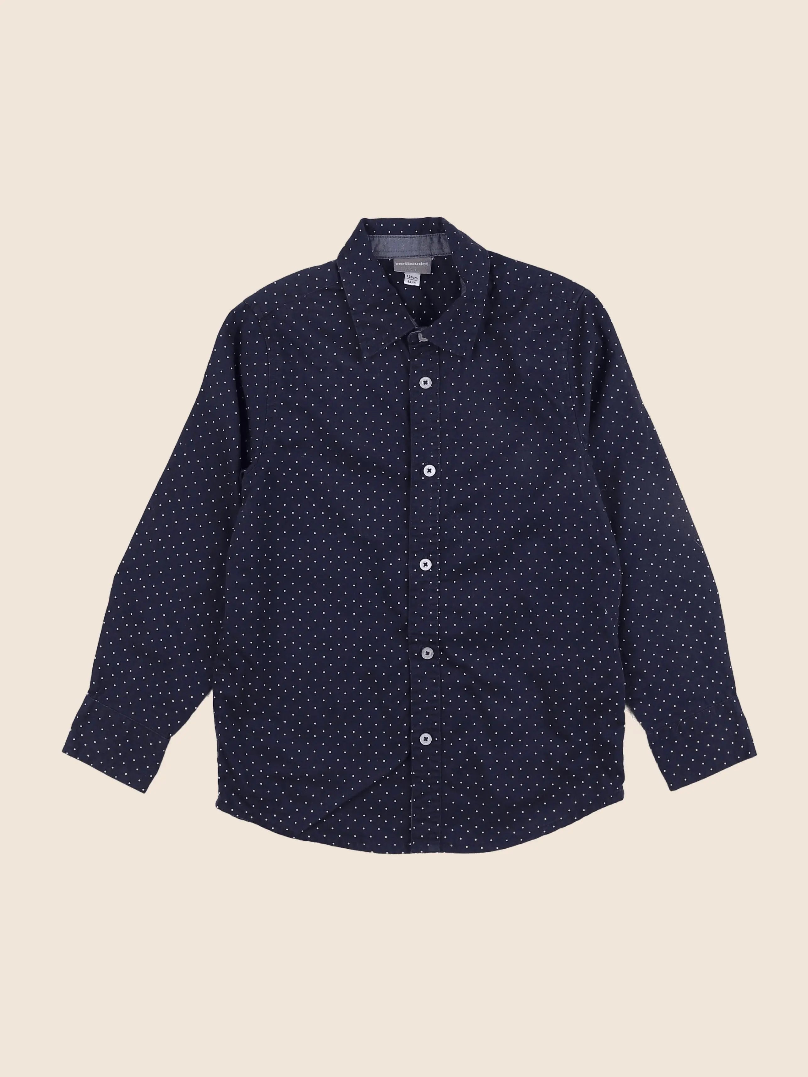 Vertbaudet - chemise bleu - 8 ans