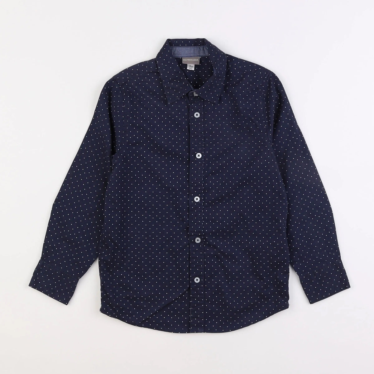 Vertbaudet - chemise bleu - 8 ans