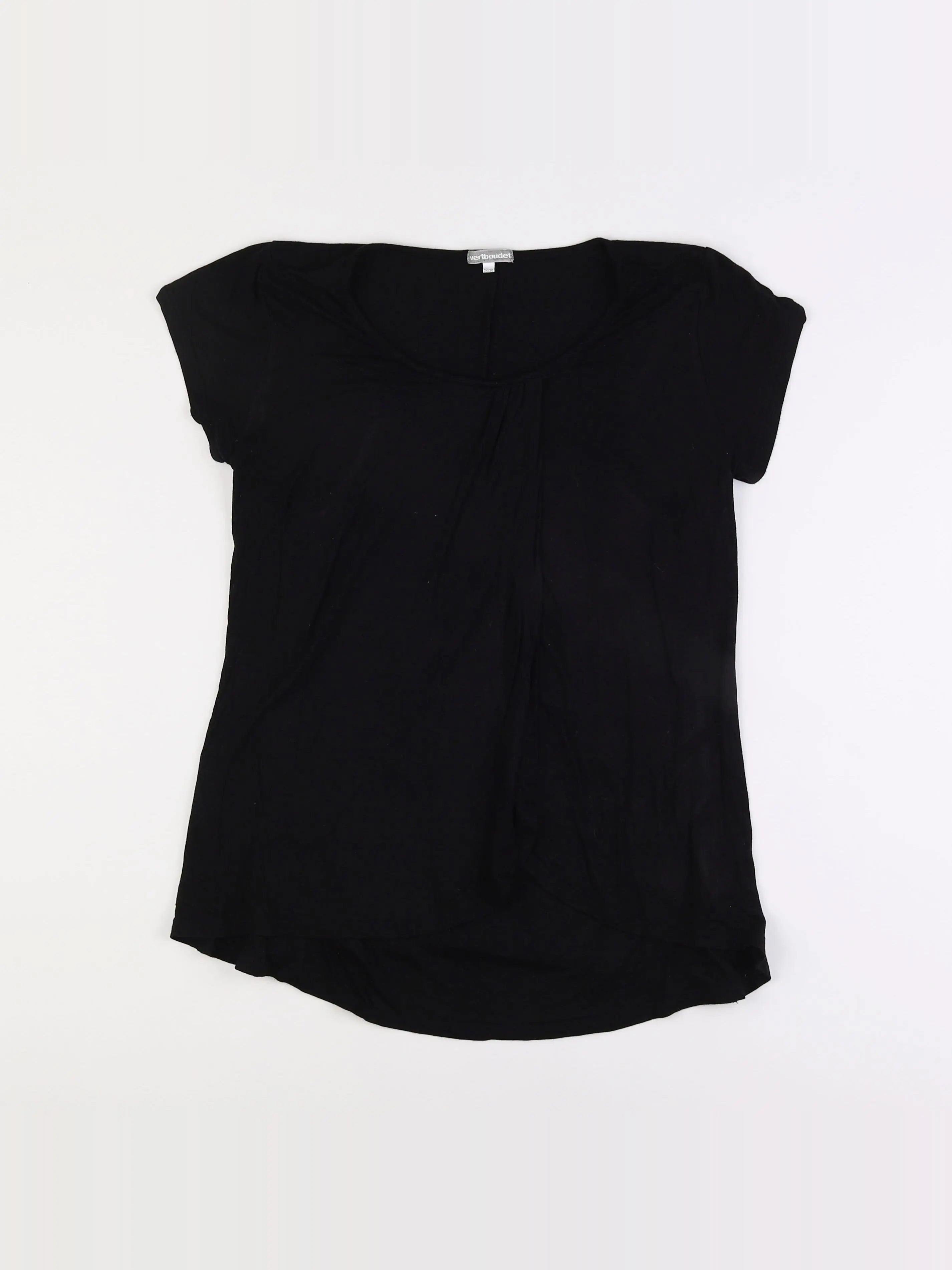 Vertbaudet - tee-shirt grossesse, allaitement noir - 34 à 36