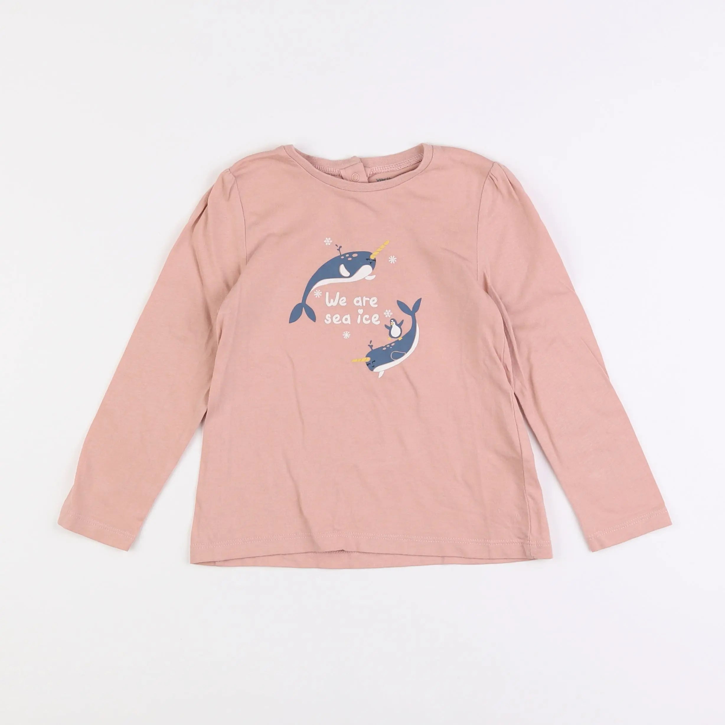 Vertbaudet - tee-shirt rose - 3 ans