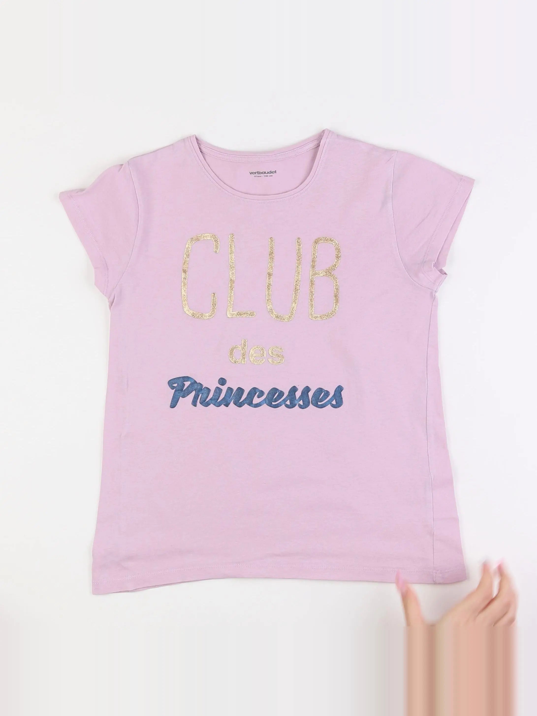 Vertbaudet - tee-shirt violet - 10 ans