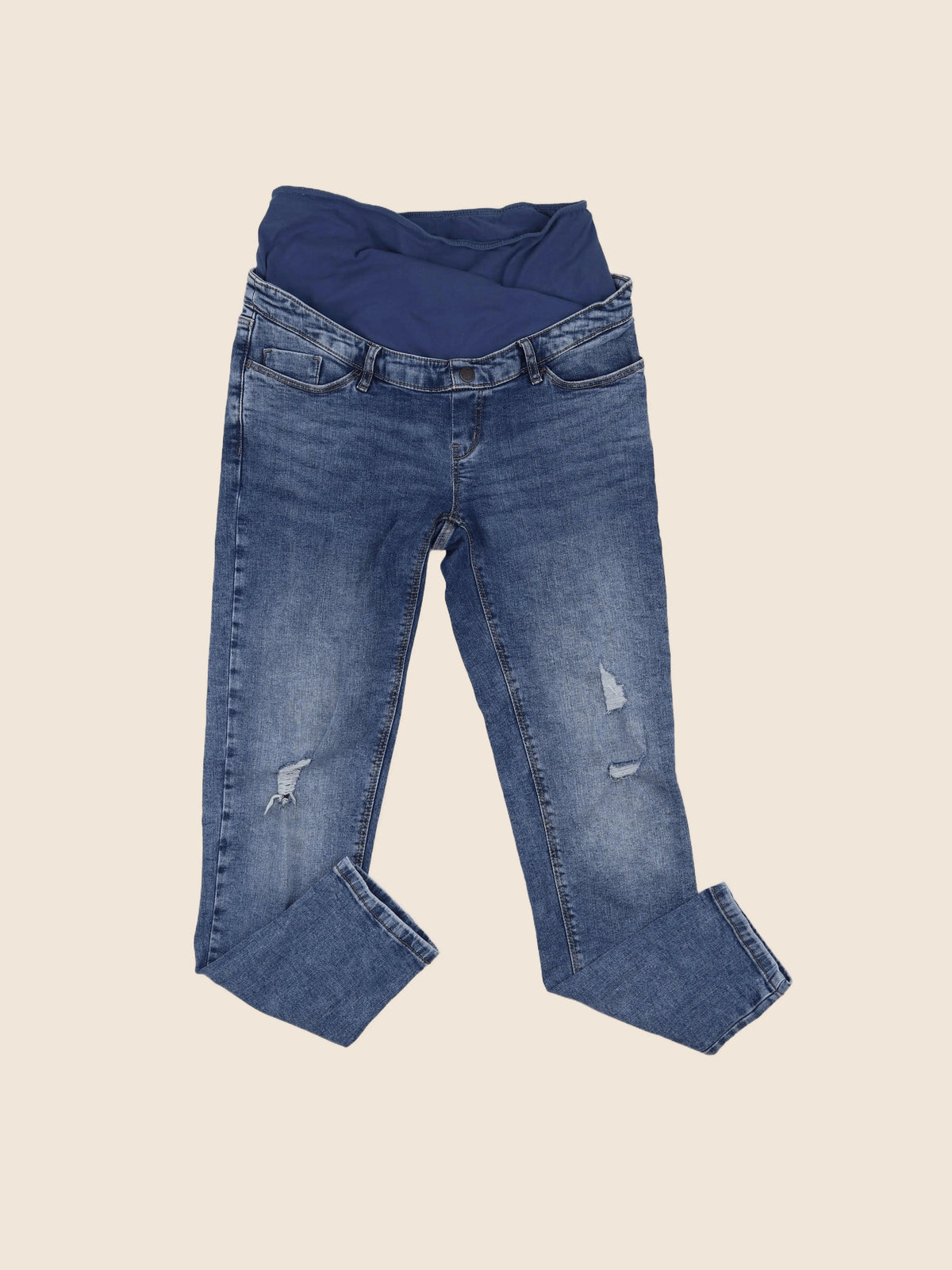 Kiabi - jean grossesse bleu - 38