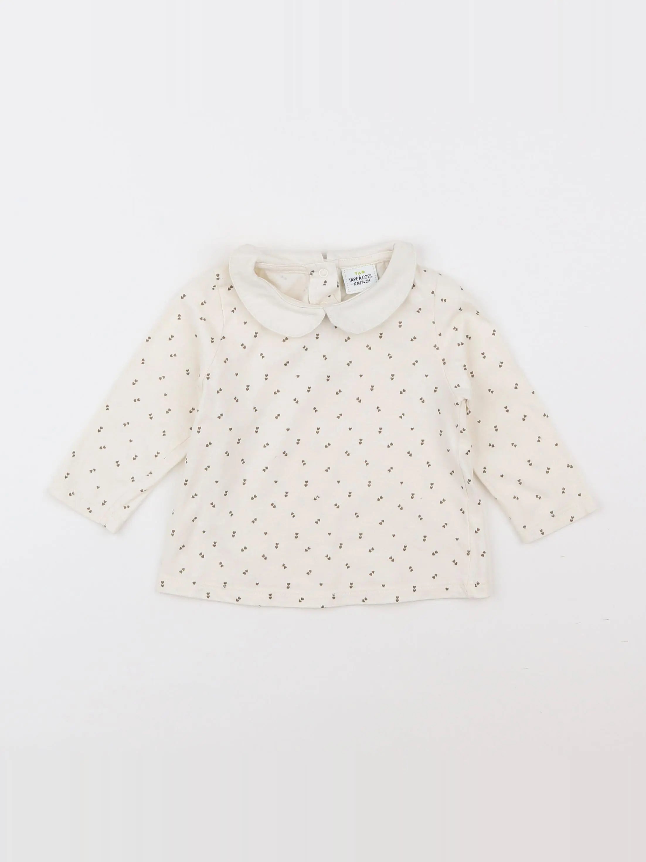 Tape à l'oeil - tee-shirt blanc - 12 mois