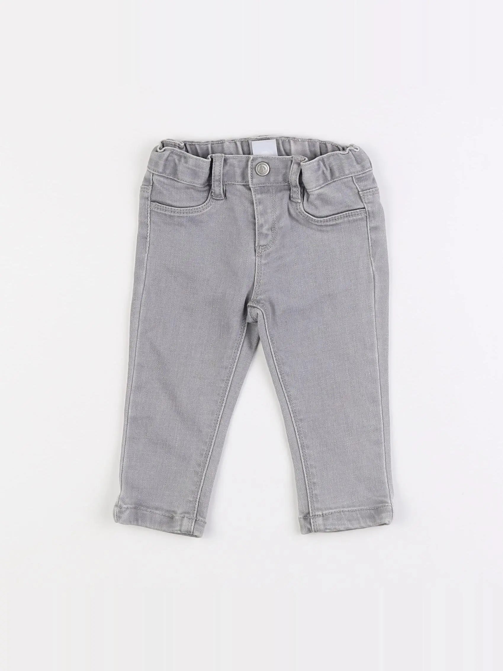 Petit Bateau - jean gris - 6 mois