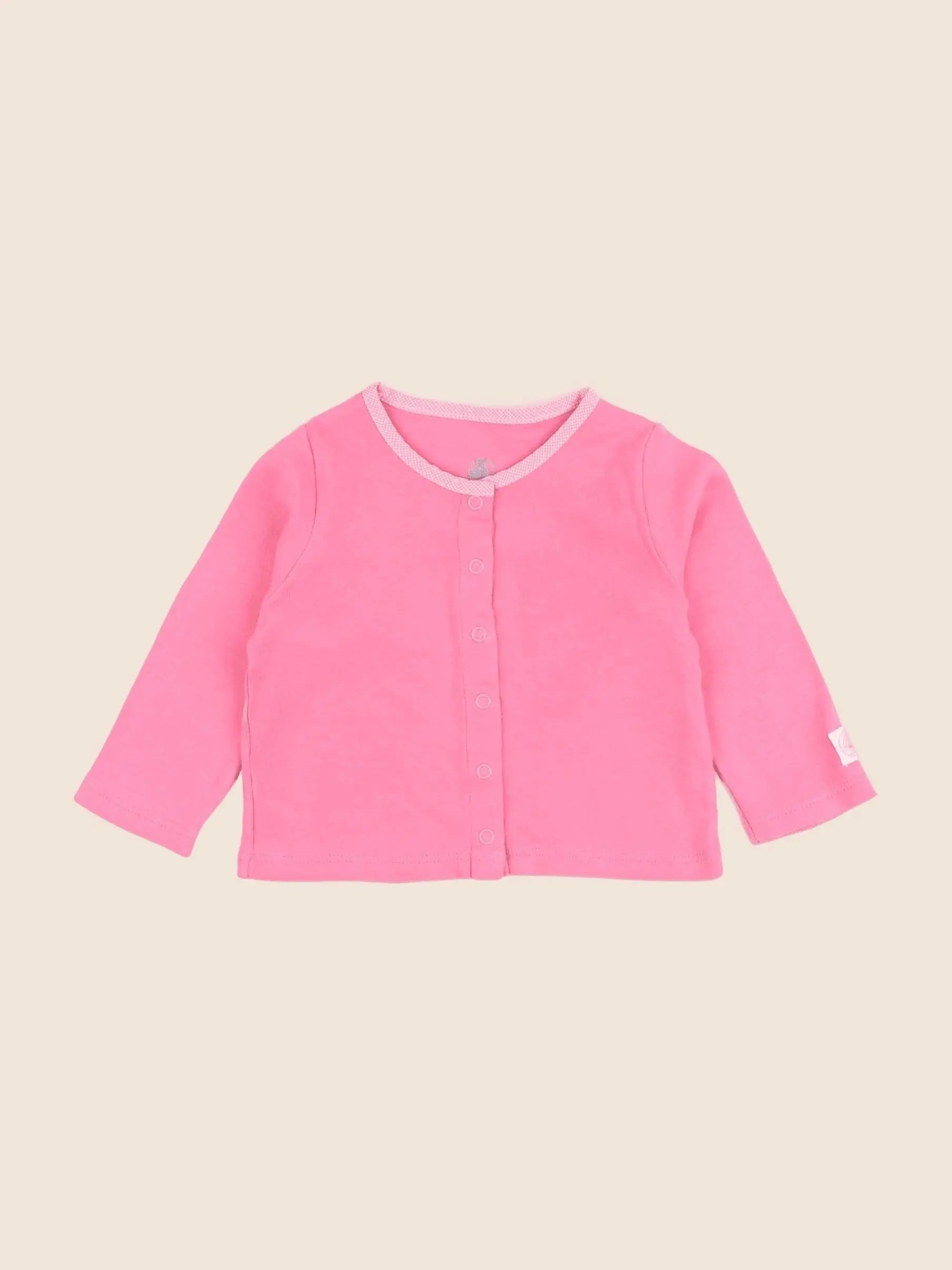 Petit Bateau - tee-shirt rose - 6 mois