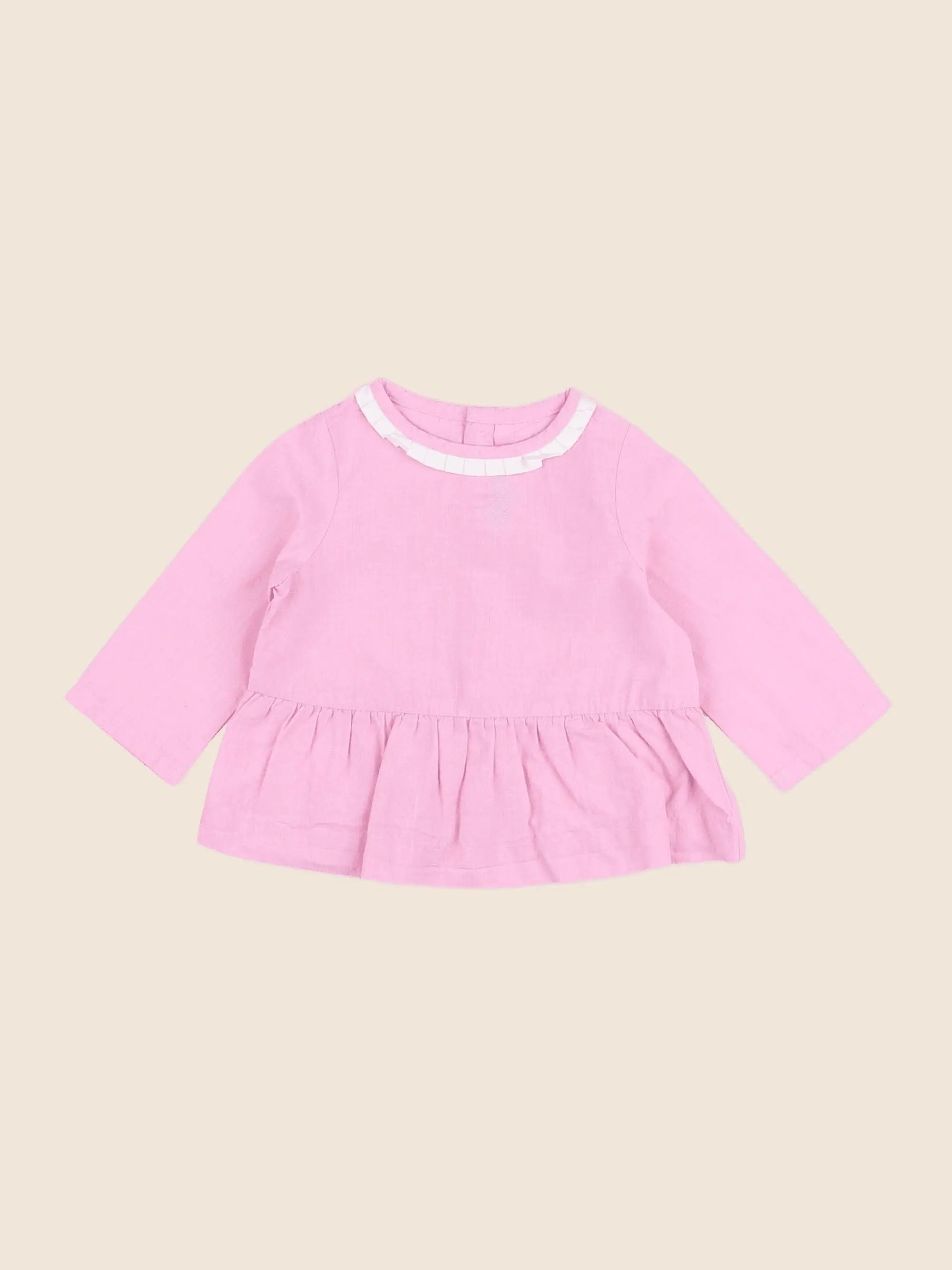 Jacadi - blouse rose - 6 mois