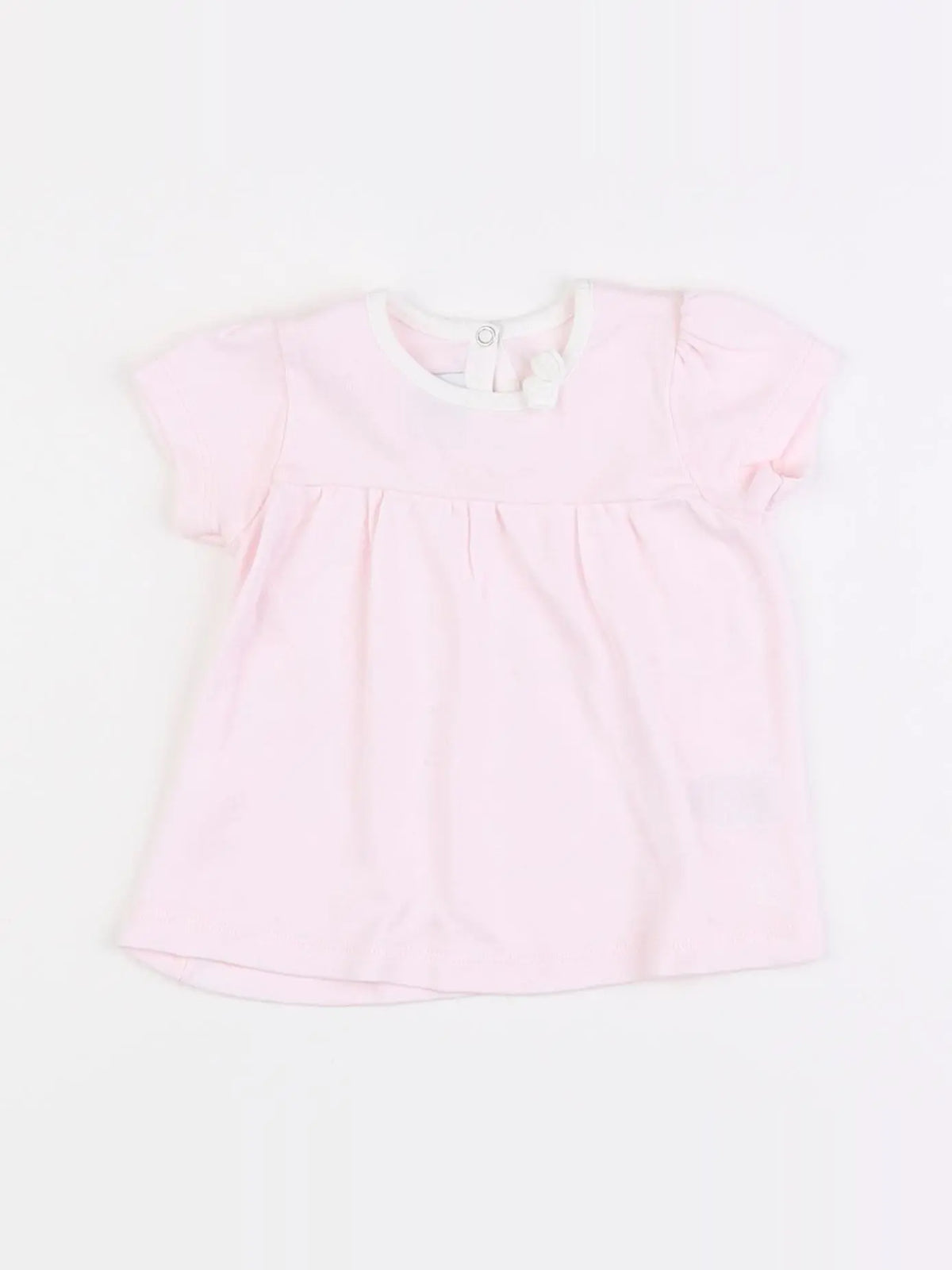 Petit Bateau - tee-shirt rose - 6 mois