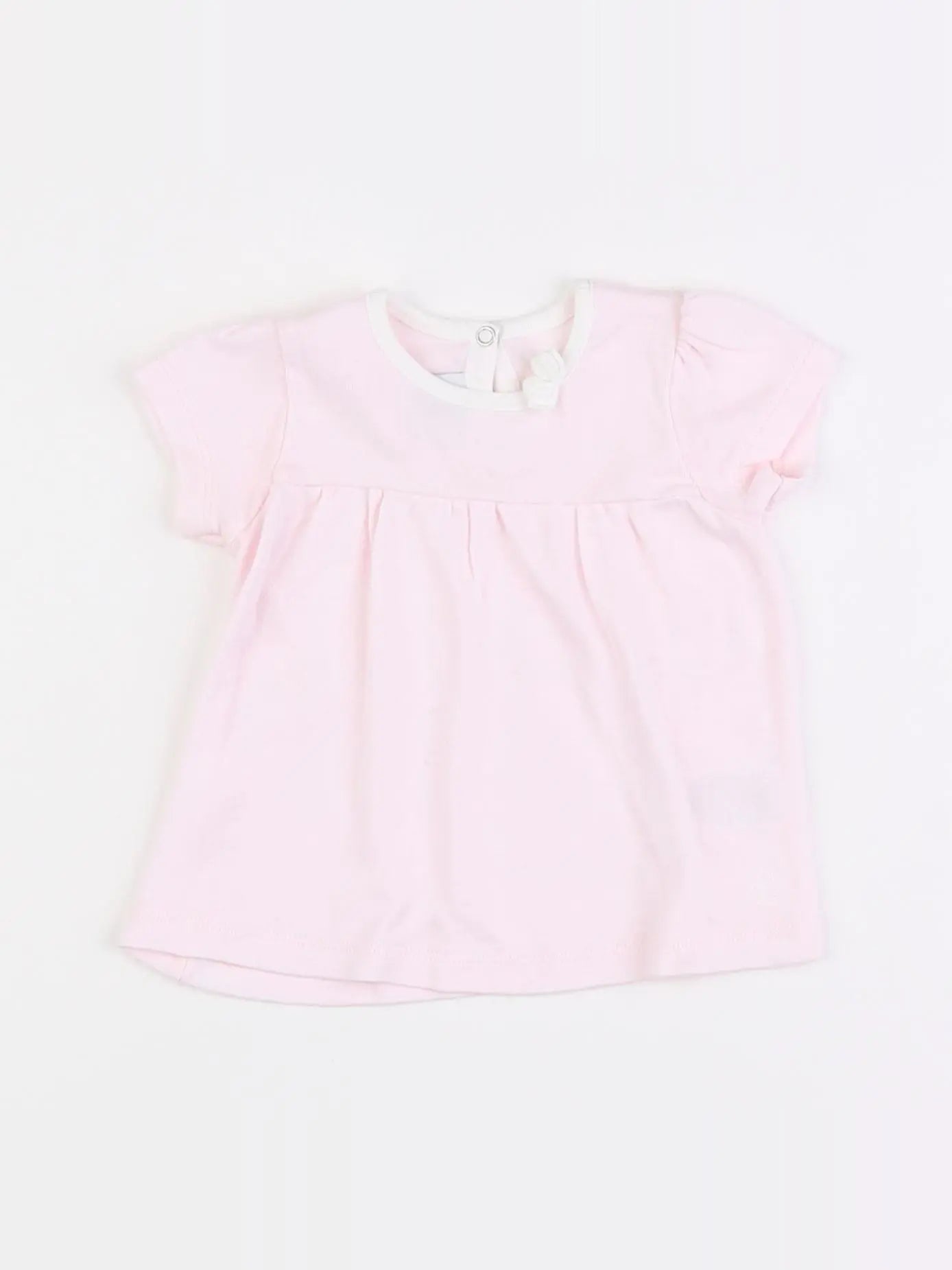 Petit Bateau - tee-shirt rose - 6 mois