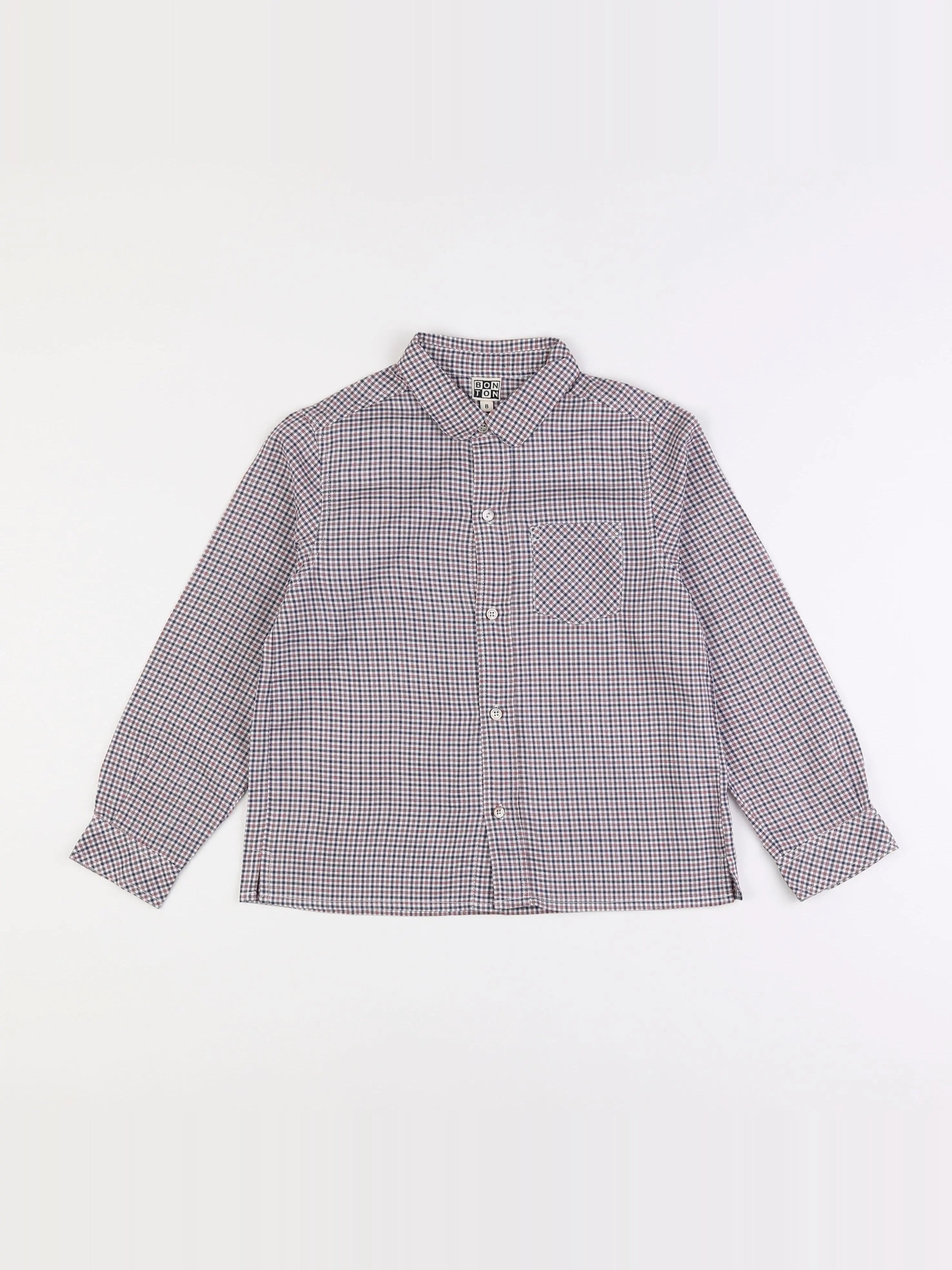 Bonton - chemise multicolore - 8 ans