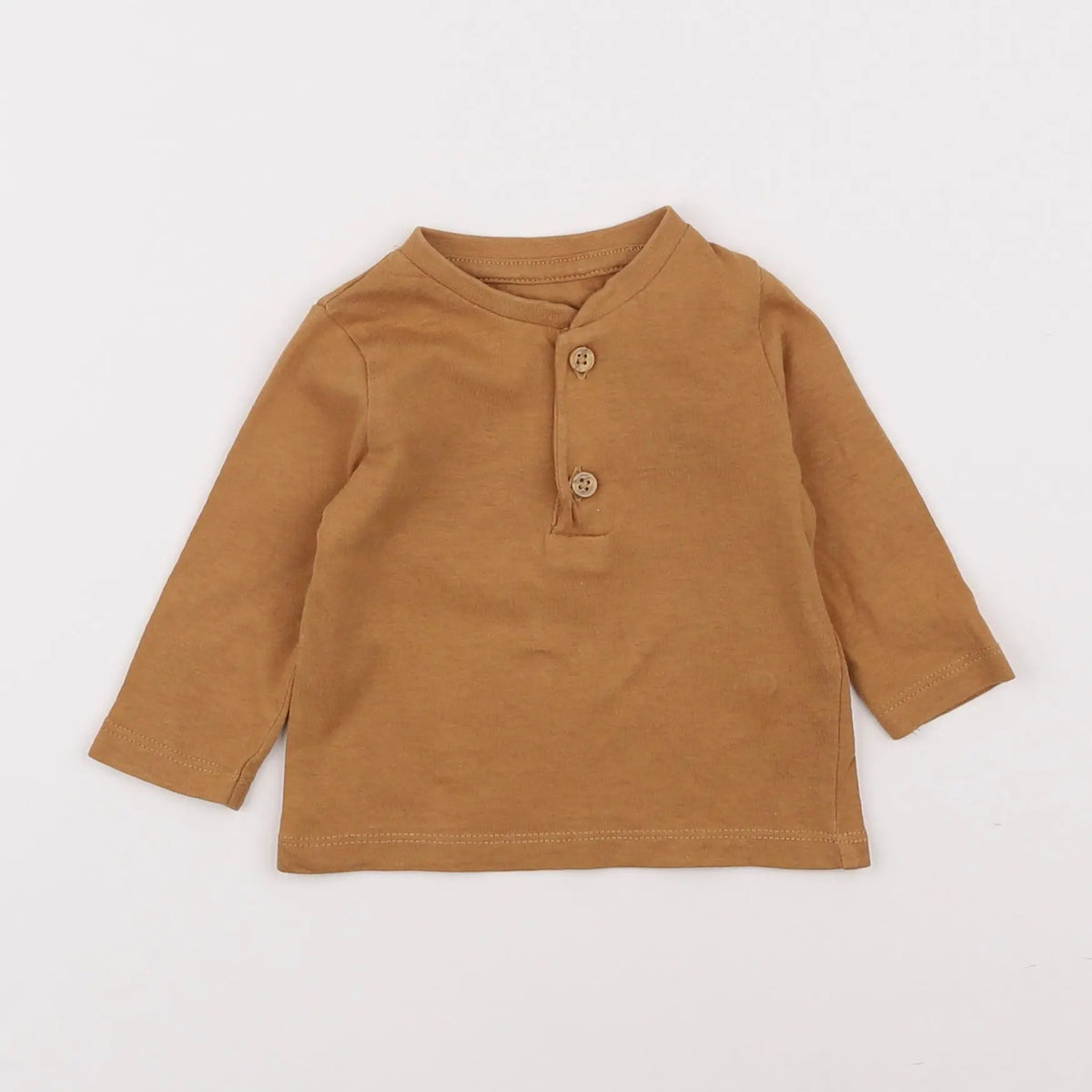 Vertbaudet - tee-shirt marron - 3 mois