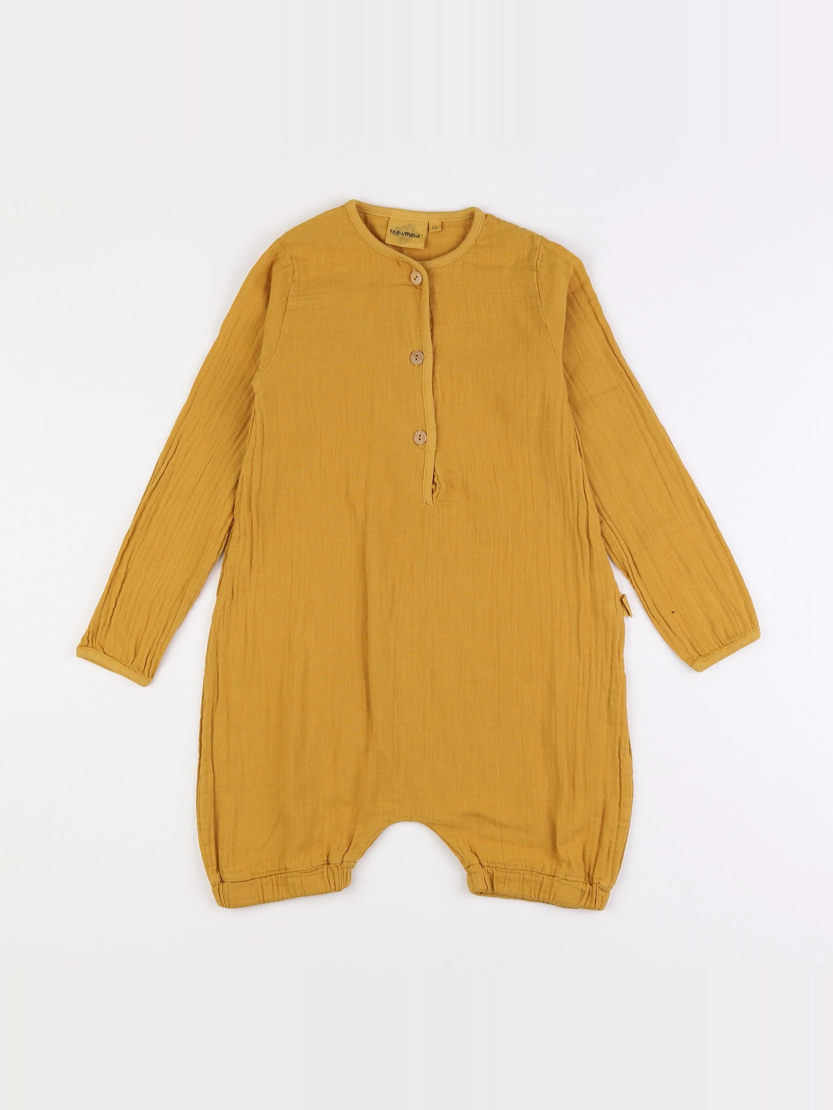 Moumout' - pyjama coton jaune - 6 ans