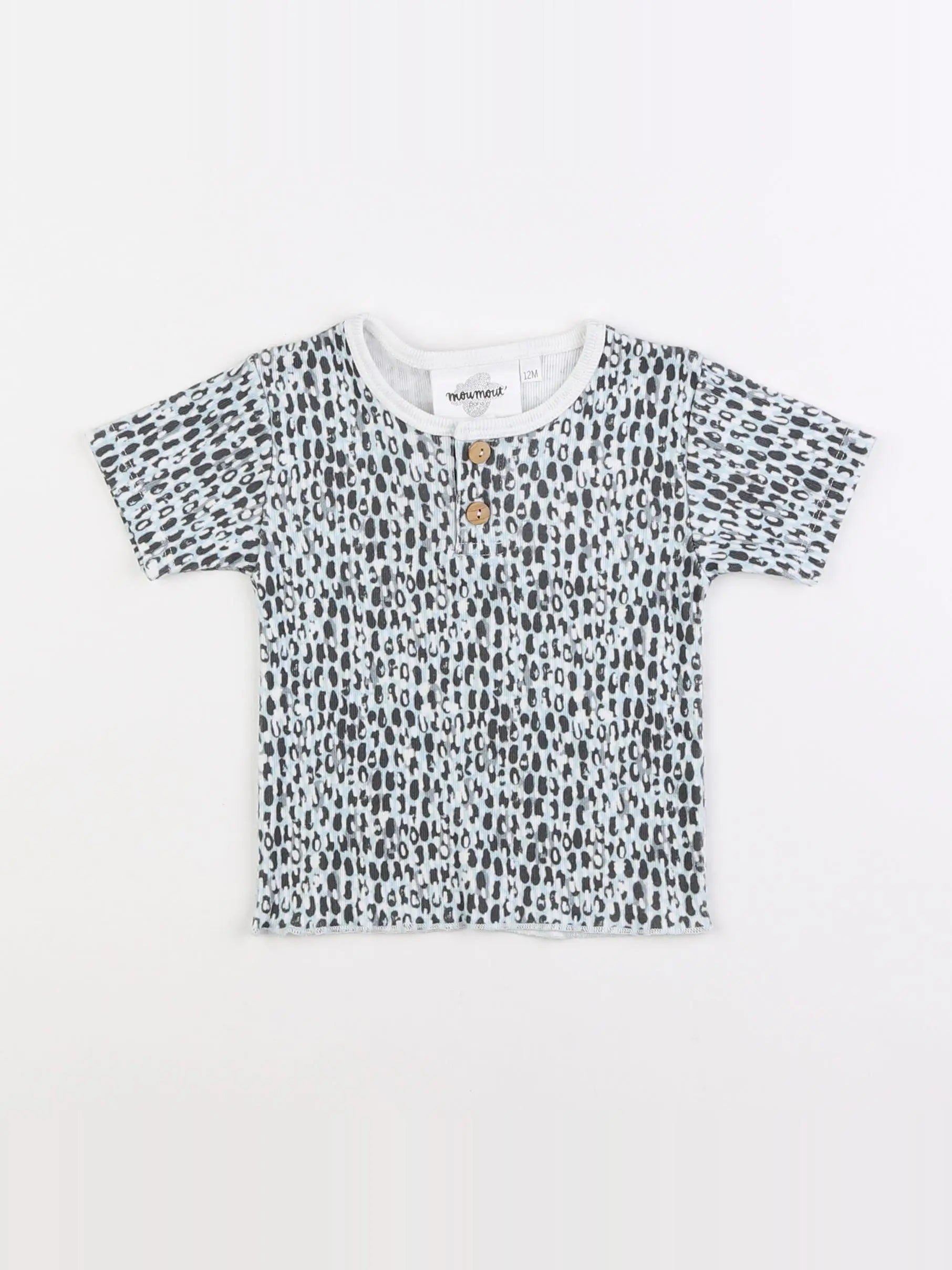 Moumout' - tee-shirt gris - 12 mois