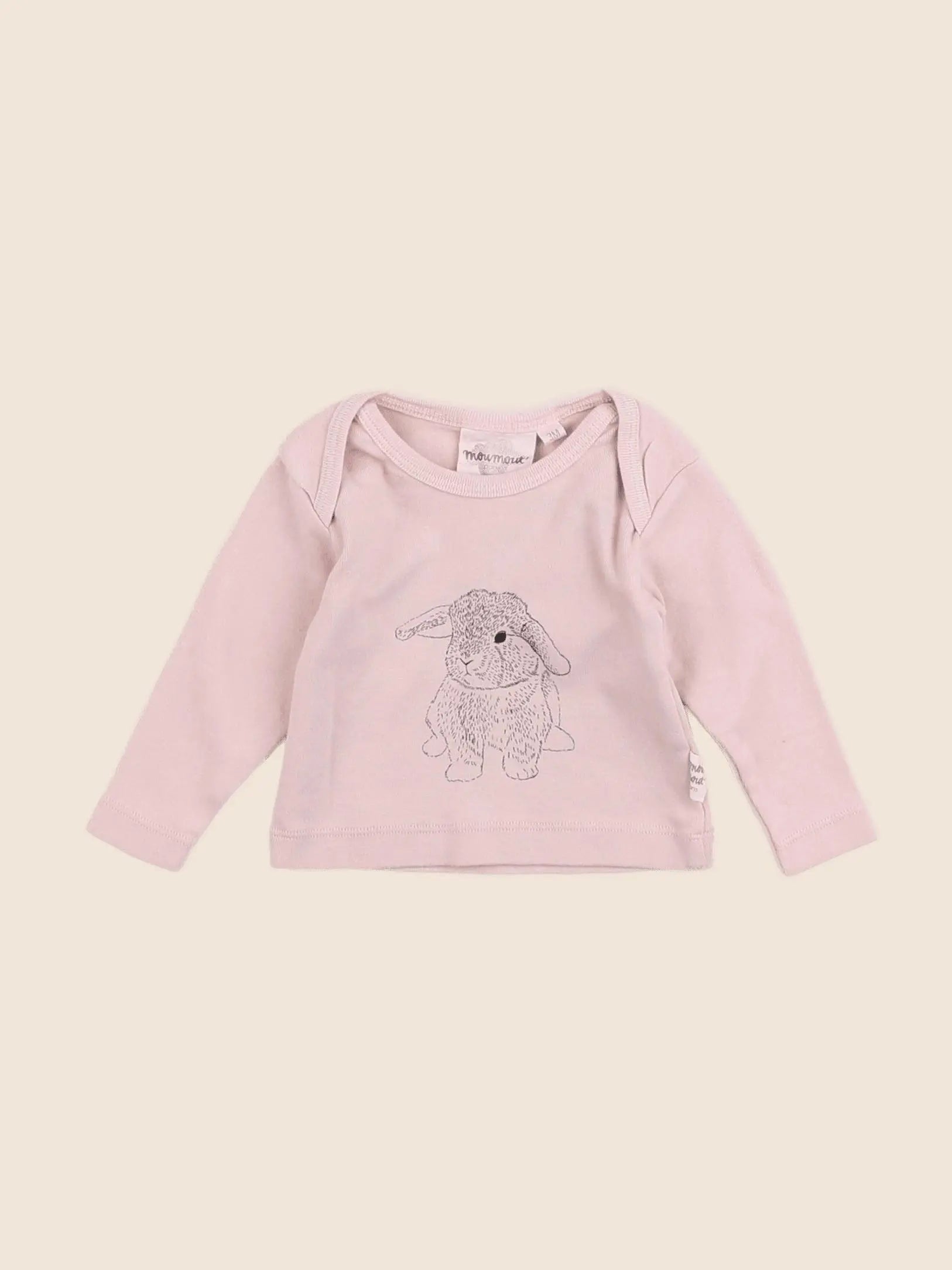 Moumout' - tee-shirt rose - 3 mois