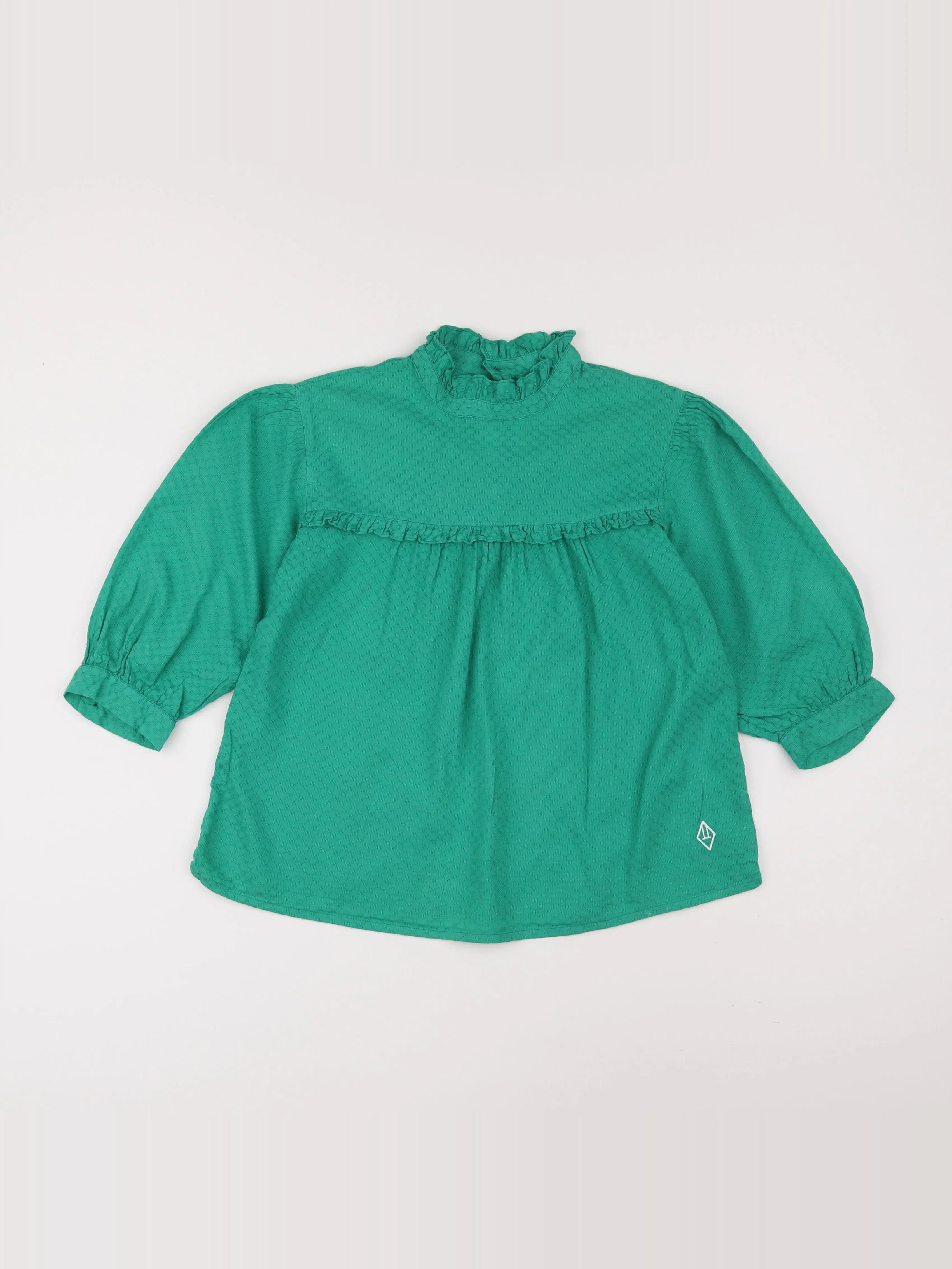 The animals observatory - blouse vert - 8 ans