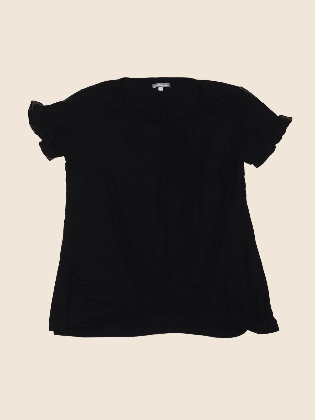 Vertbaudet - tee-shirt grossesse noir - 38 à 40