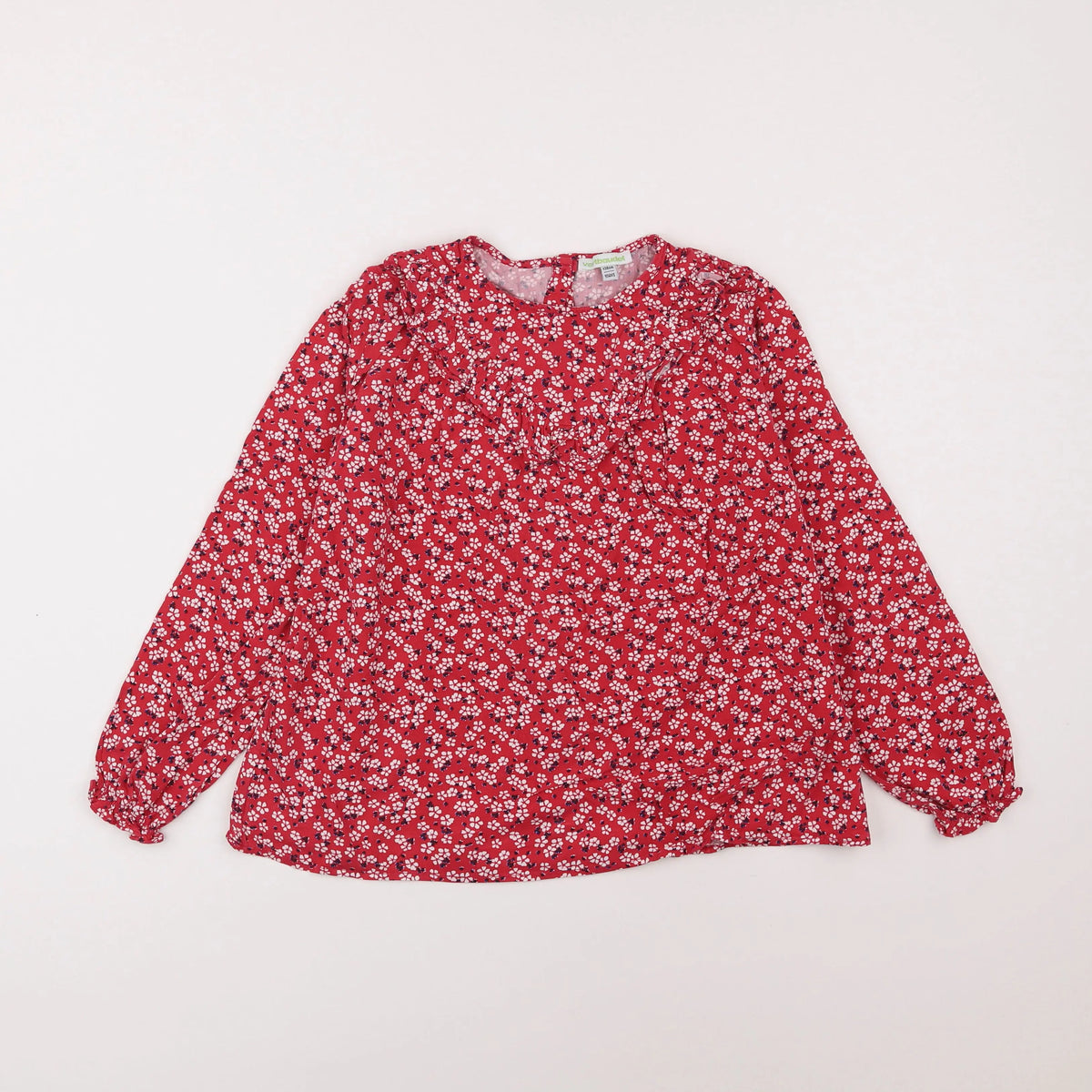 Vertbaudet - blouse rouge - 10 ans