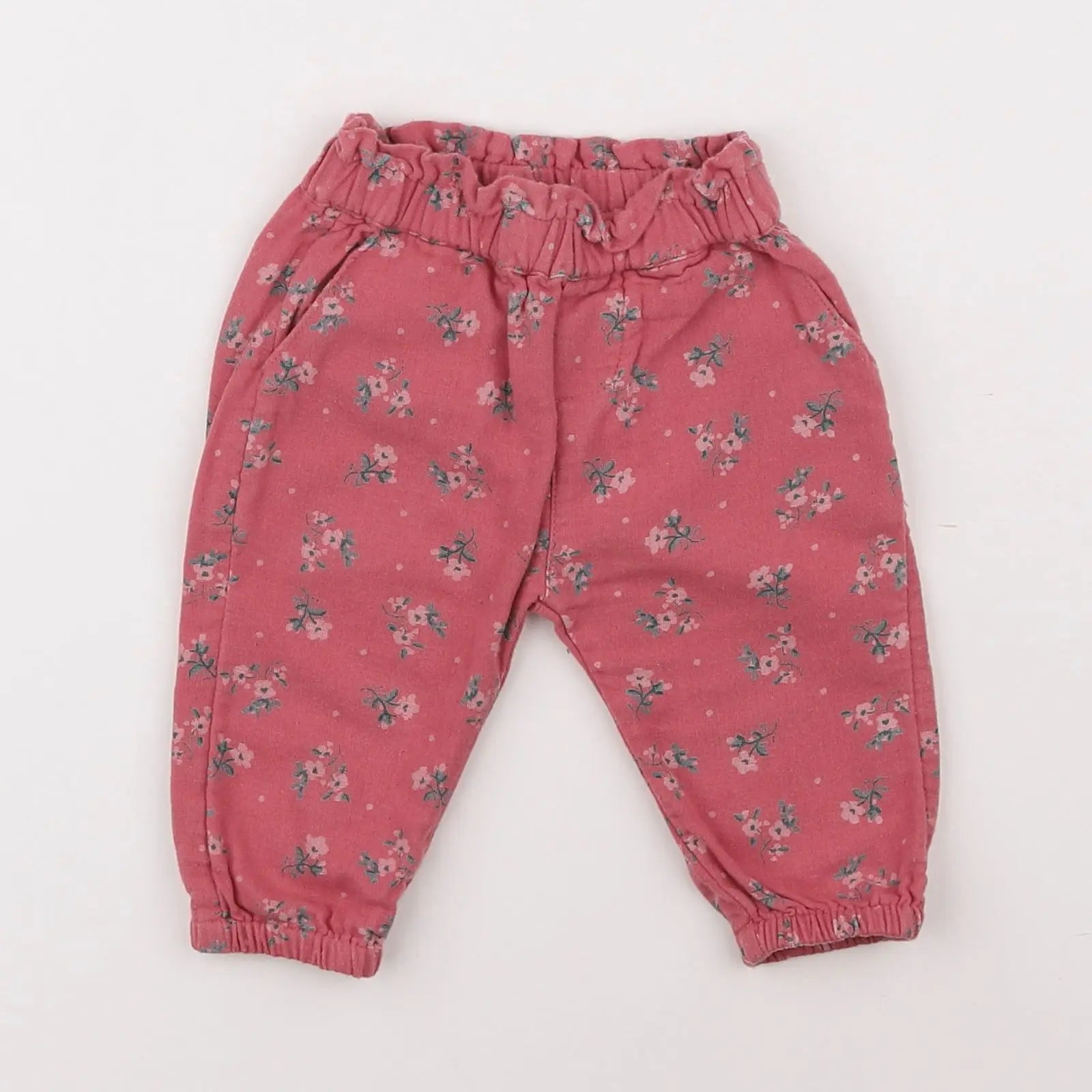 Vertbaudet - pantalon rose - 3 mois