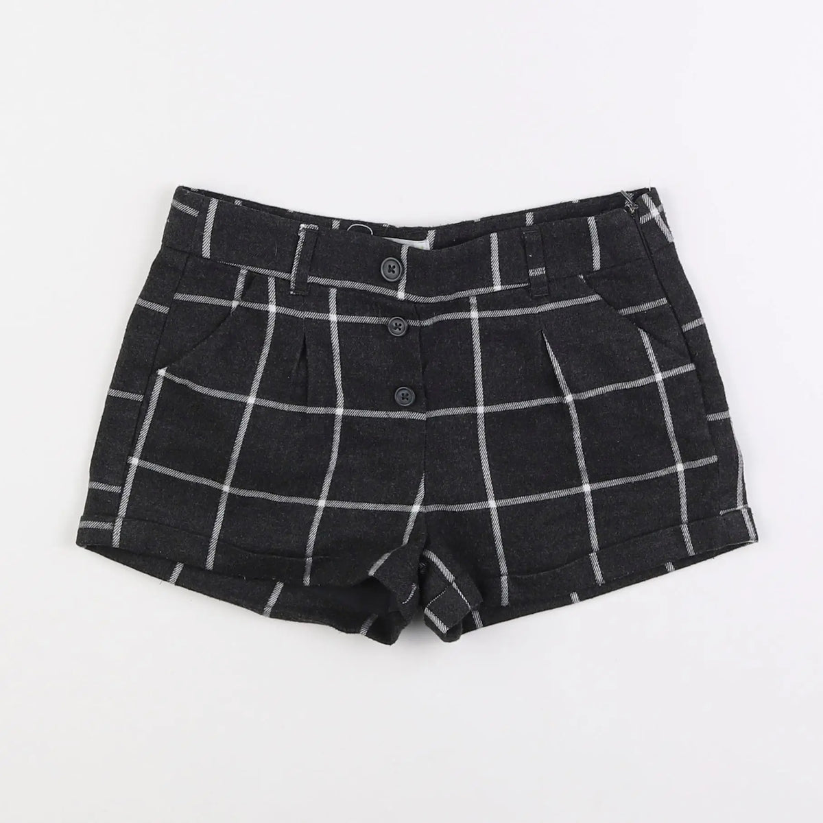 Vertbaudet - short gris - 8 ans