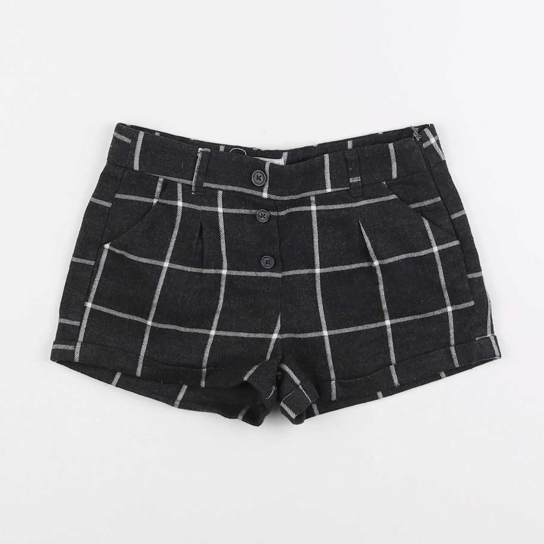 Vertbaudet - short gris - 8 ans