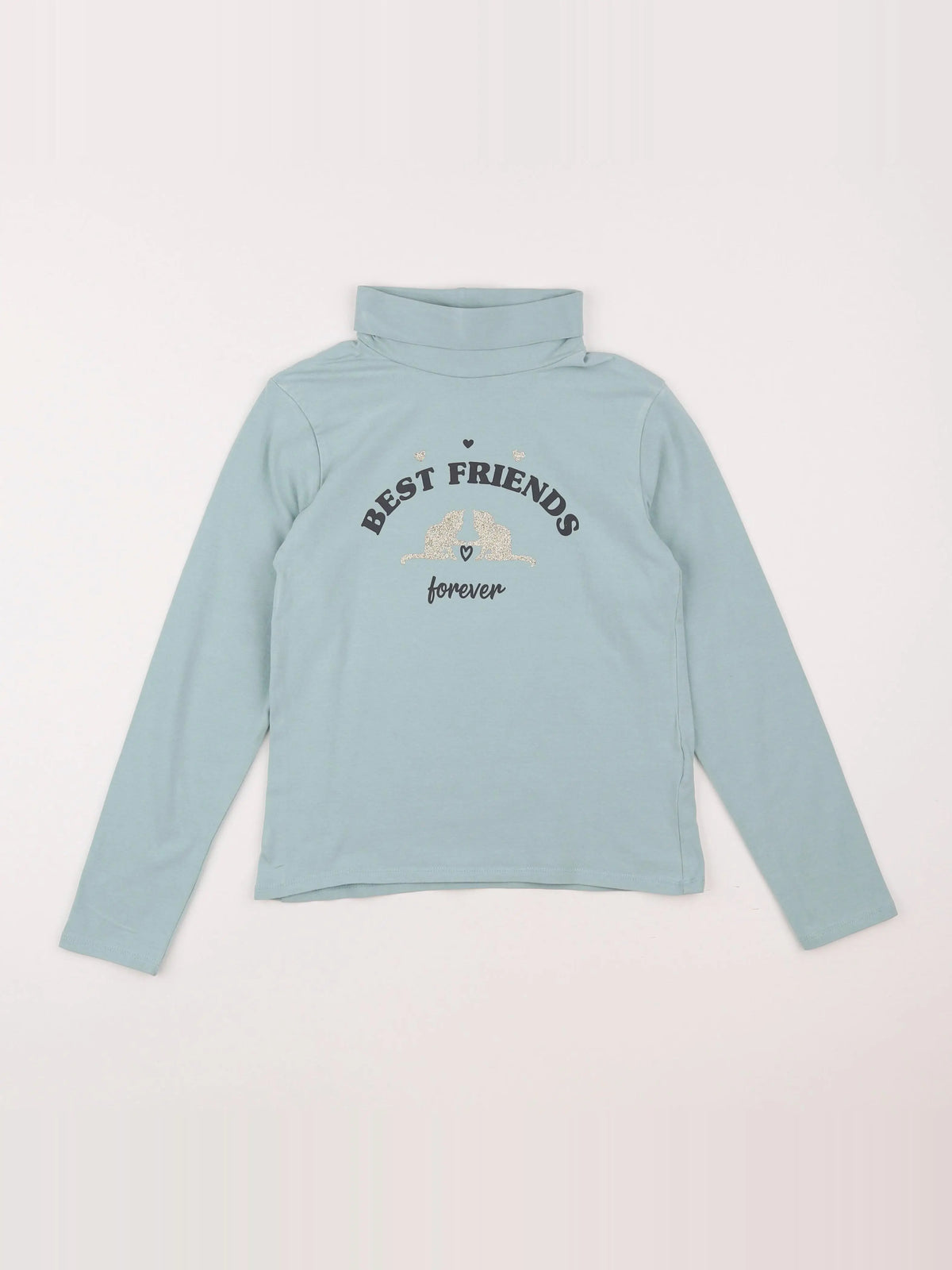 Vertbaudet - sous-pull bleu - 10 ans