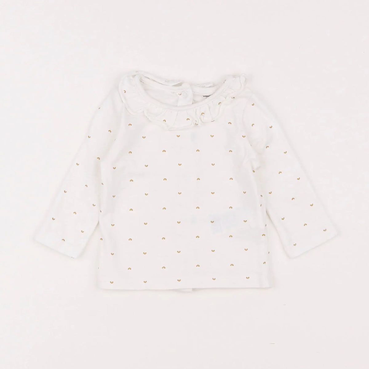 Vertbaudet - tee-shirt blanc - 3 mois