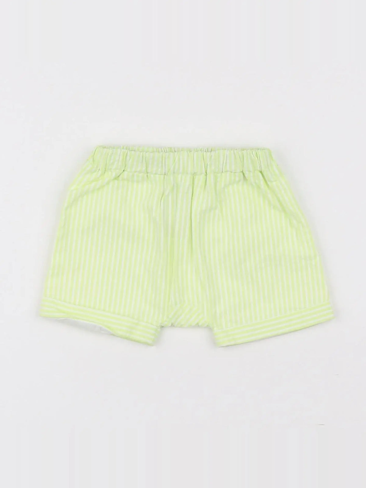 Jacadi - short blanc, vert - 3 mois