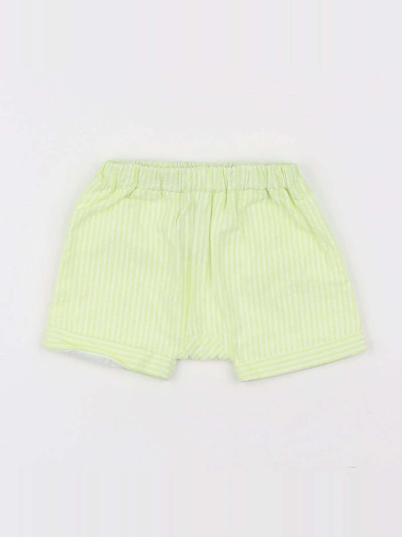 Jacadi - short blanc, vert - 3 mois