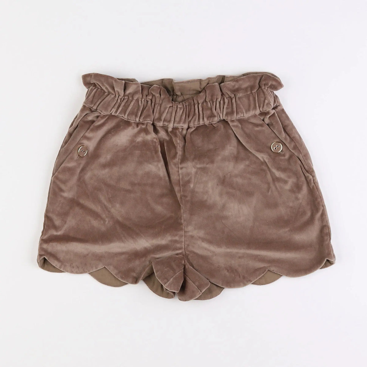 Vertbaudet - short marron - 10 ans