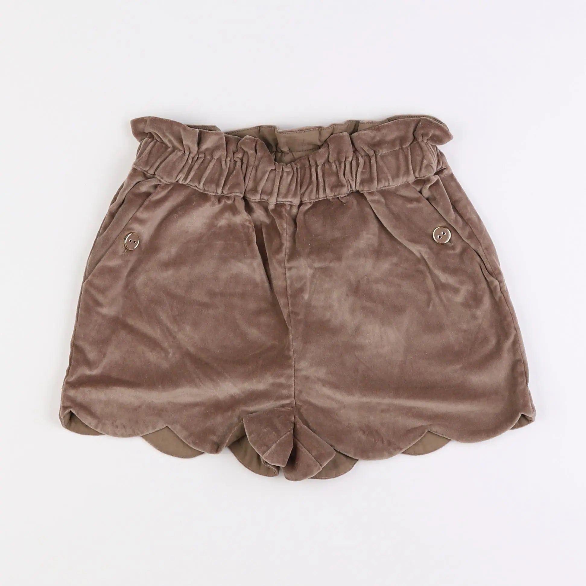 Vertbaudet - short marron - 10 ans