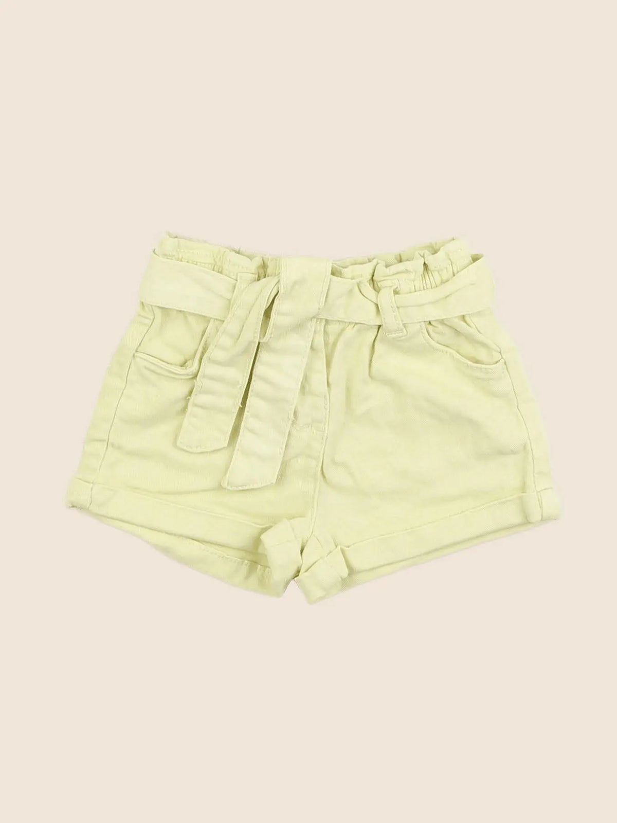Tape à l'oeil - short jaune - 6 mois