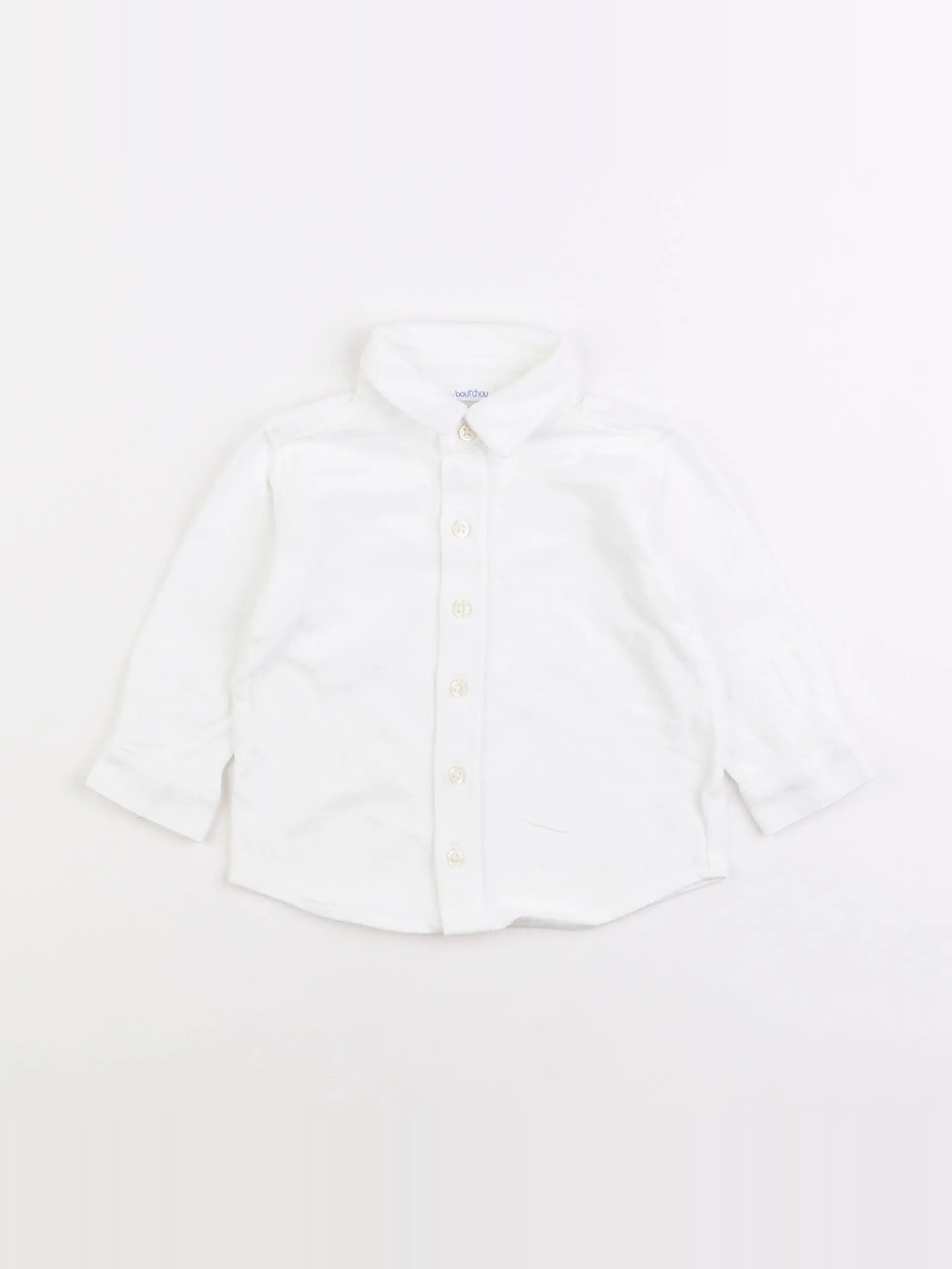 Boutchou - polo blanc - 6 mois
