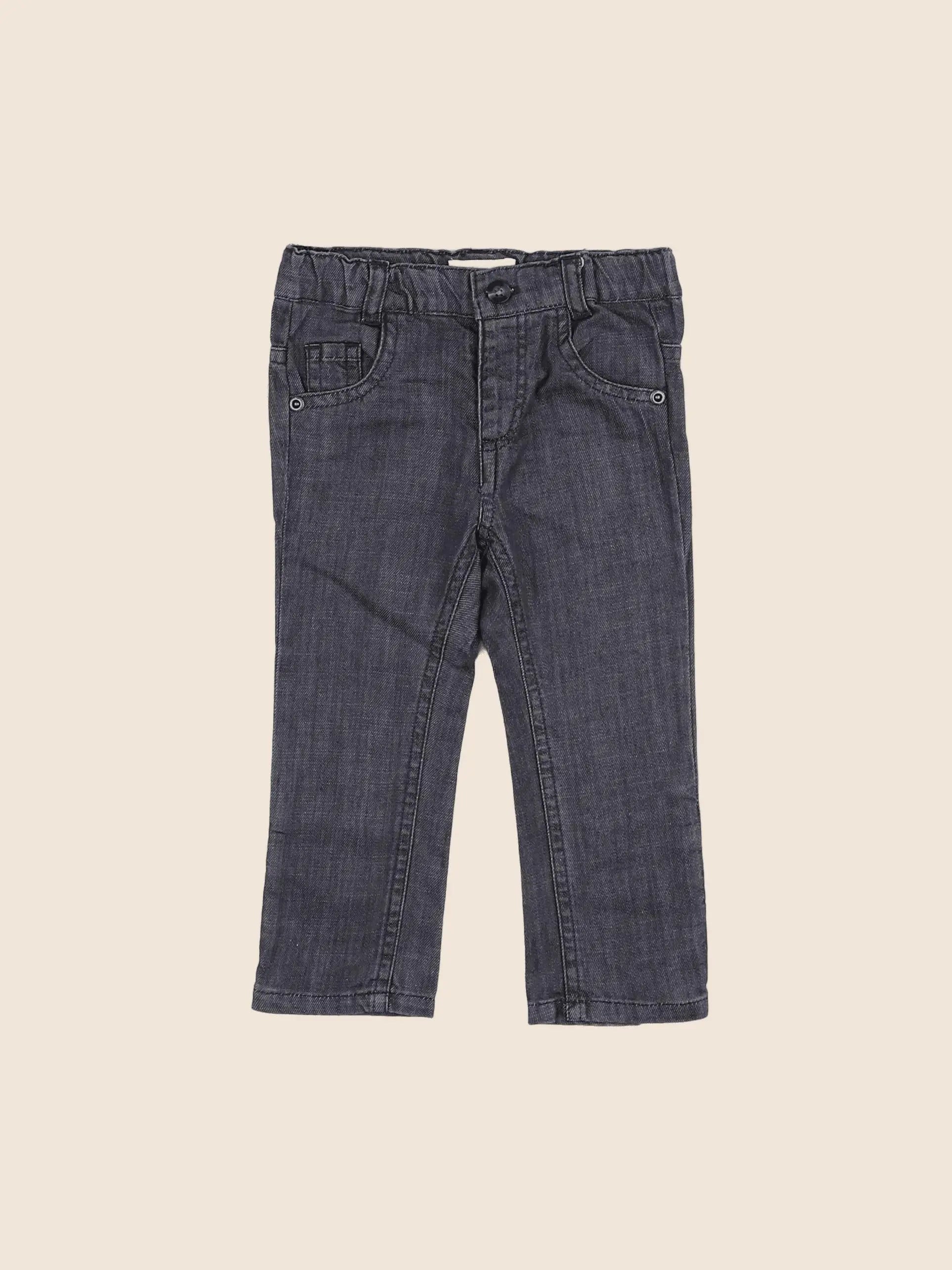 Vertbaudet - pantalon gris - 6 mois