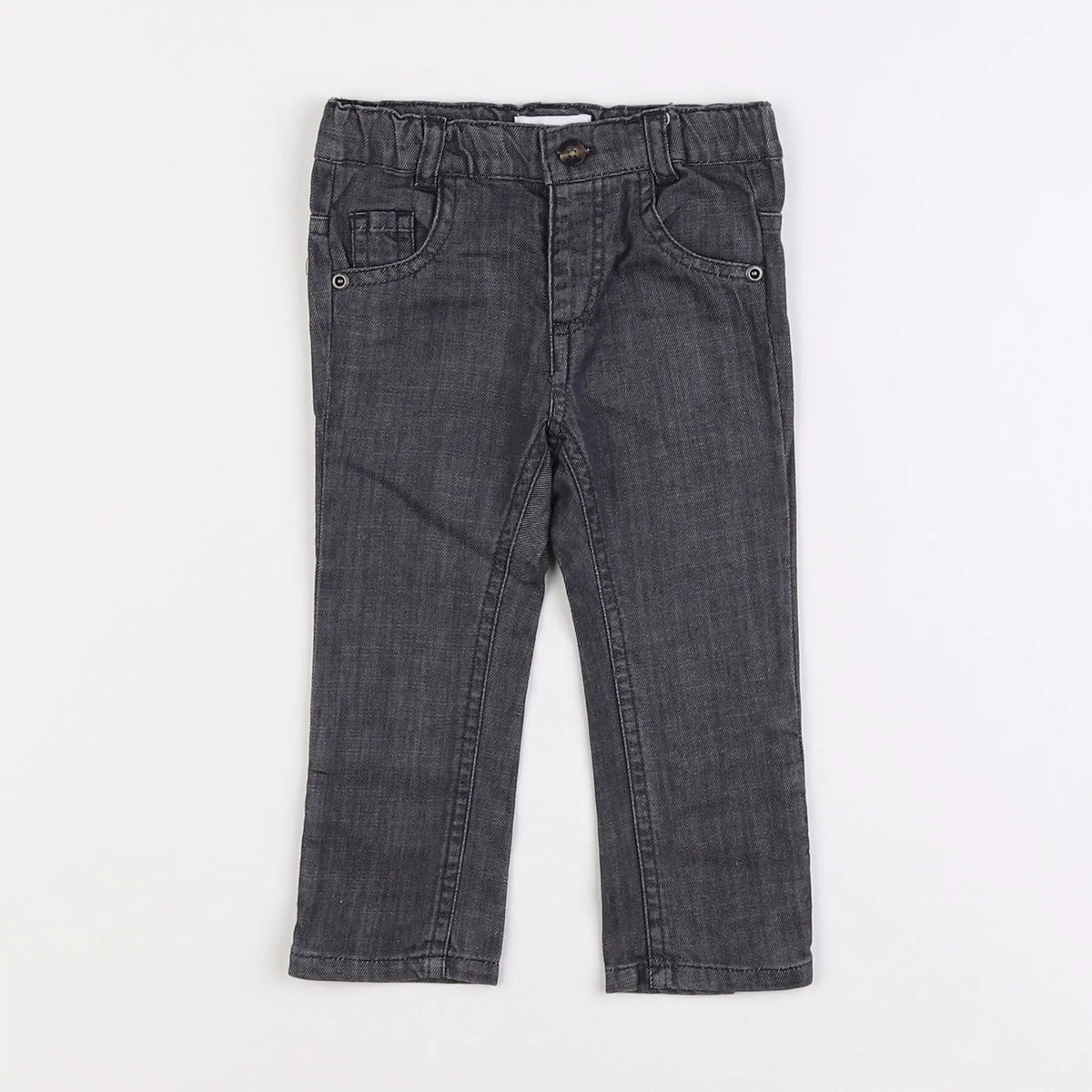 Vertbaudet - pantalon gris - 6 mois