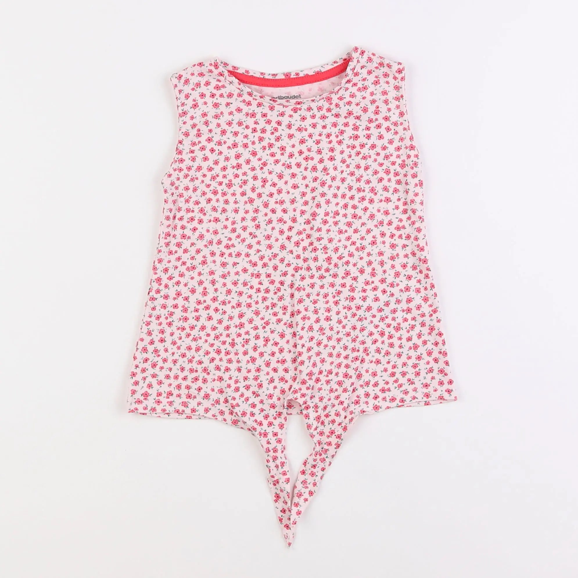 Vertbaudet - tee-shirt rose - 2 ans