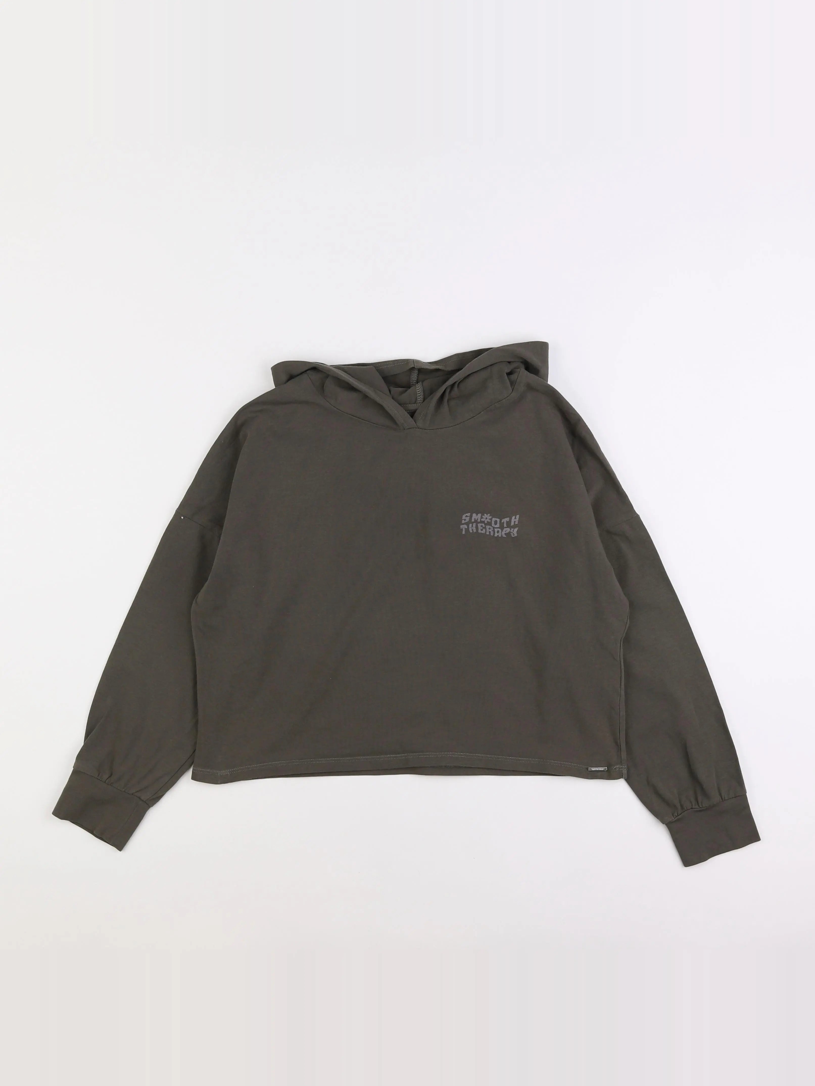 IKKS - sweat imprimé au dos vert - 16 ans