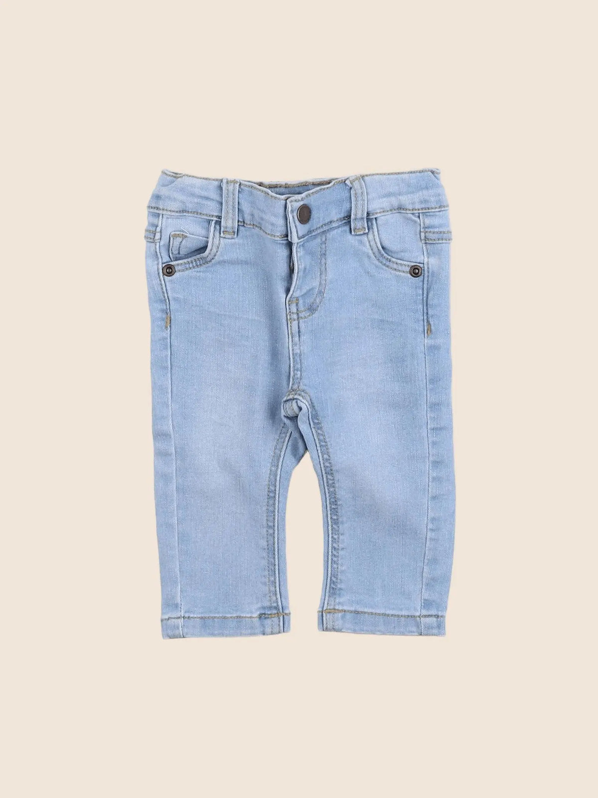 Vertbaudet - jean bleu - 3 mois